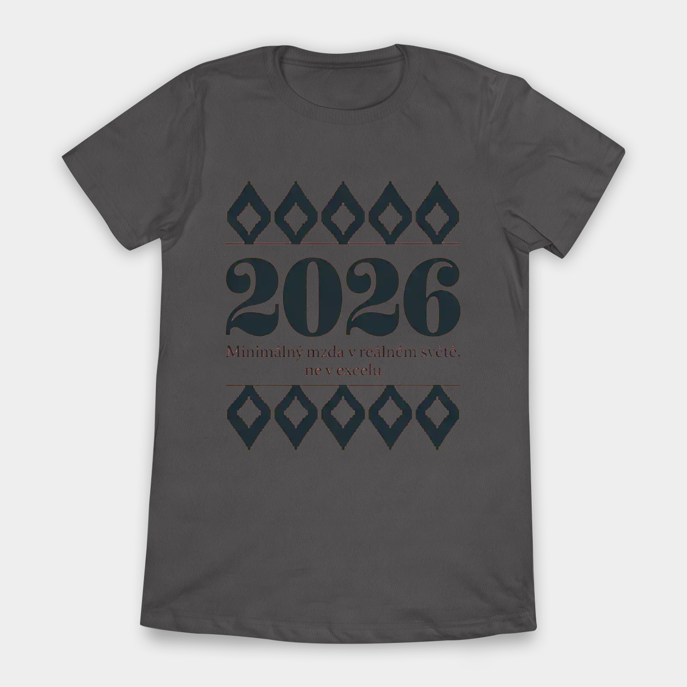 Retro 2026 Living Wage Slogan Women's T-Shirt