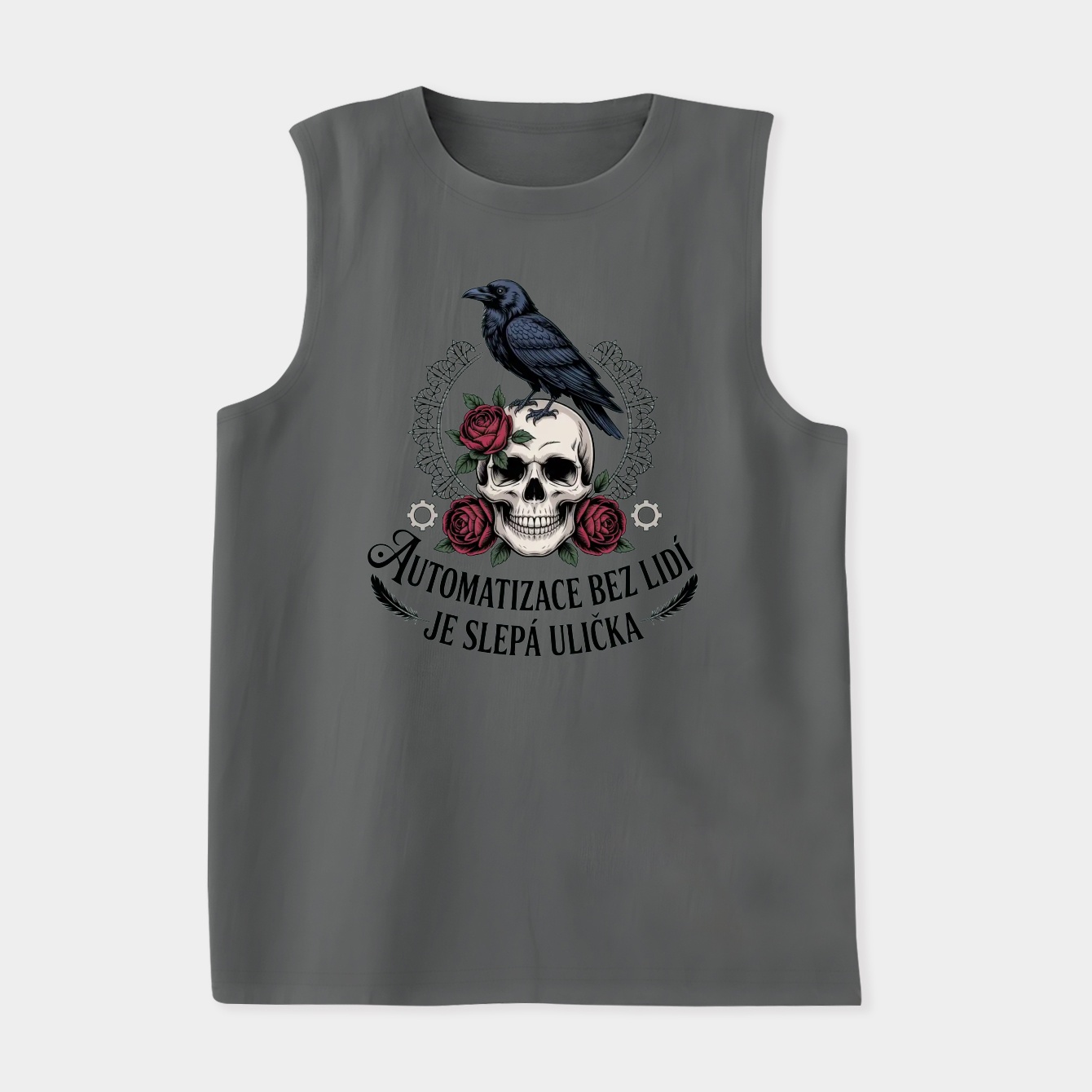 Raven Roses and Rebel Gears Women's Soft Tank Top