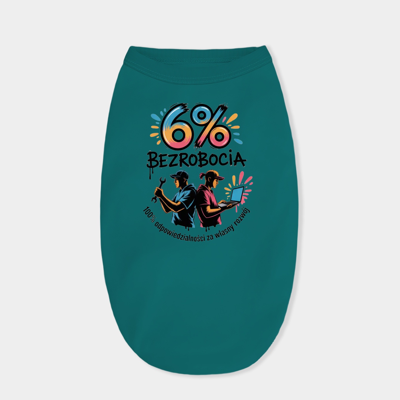 6% Unemployment, 100% Responsibility Dog Shirt
