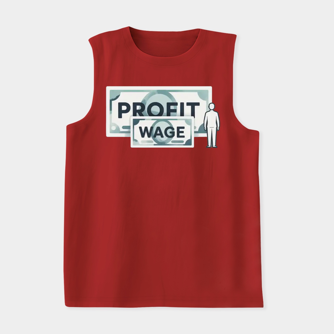 Profit vs Wage Inequality Women's Soft Tank Top