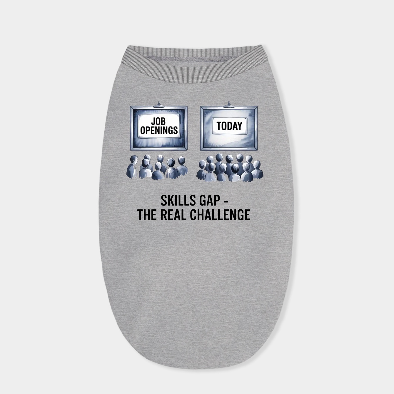 Skills Gap: Today’s Job Crunch Dog Shirt