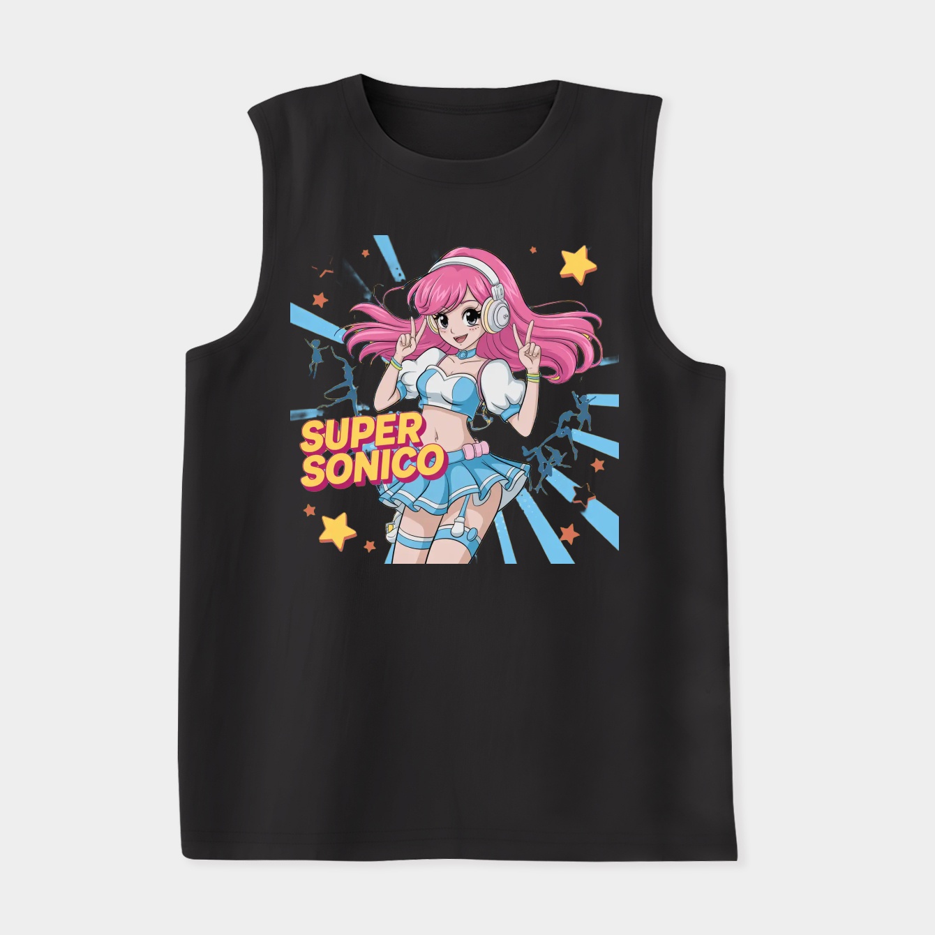 Super Sonico Pisces Version Women's Soft Tank Top