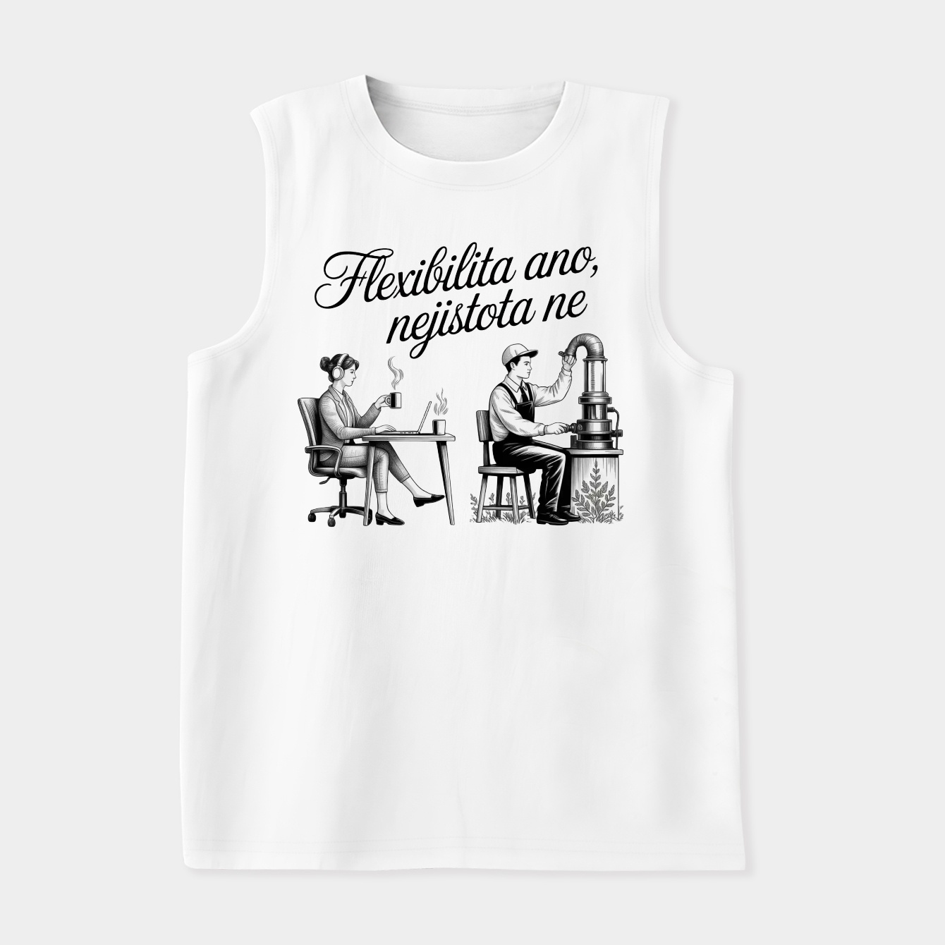 Flexibility Without Uncertainty Dual Work Women's Soft Tank Top