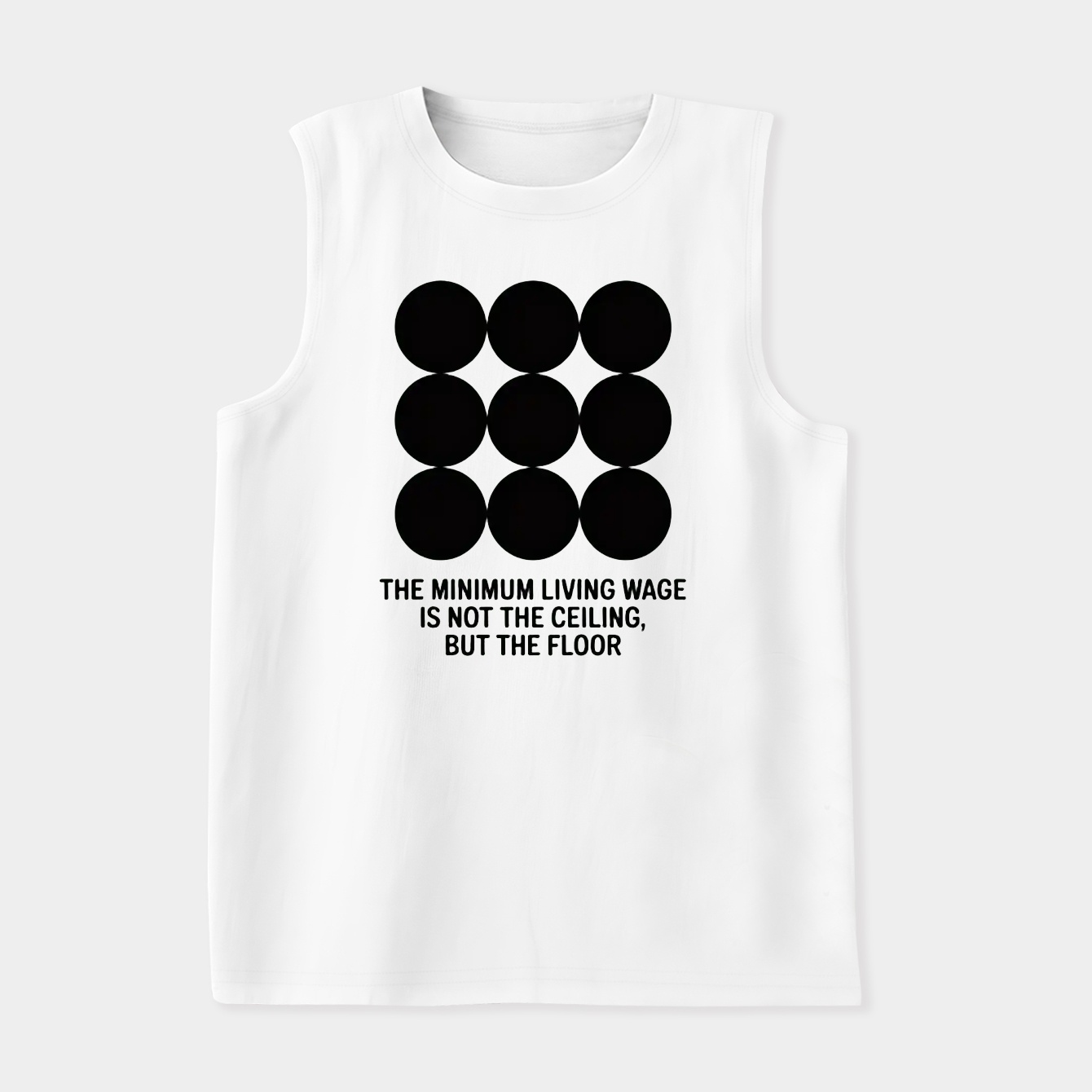 Minimum Wage Is the Floor Women's Soft Tank Top