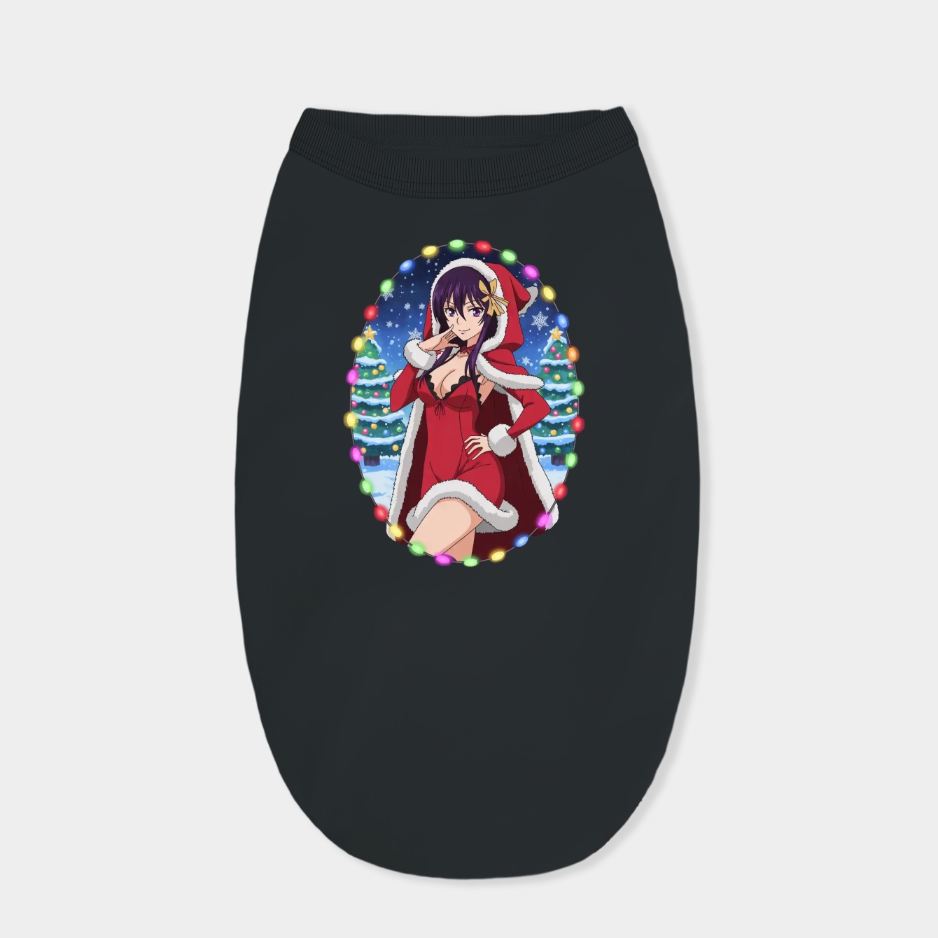 Seductive Christmas Akeno Dog Shirt