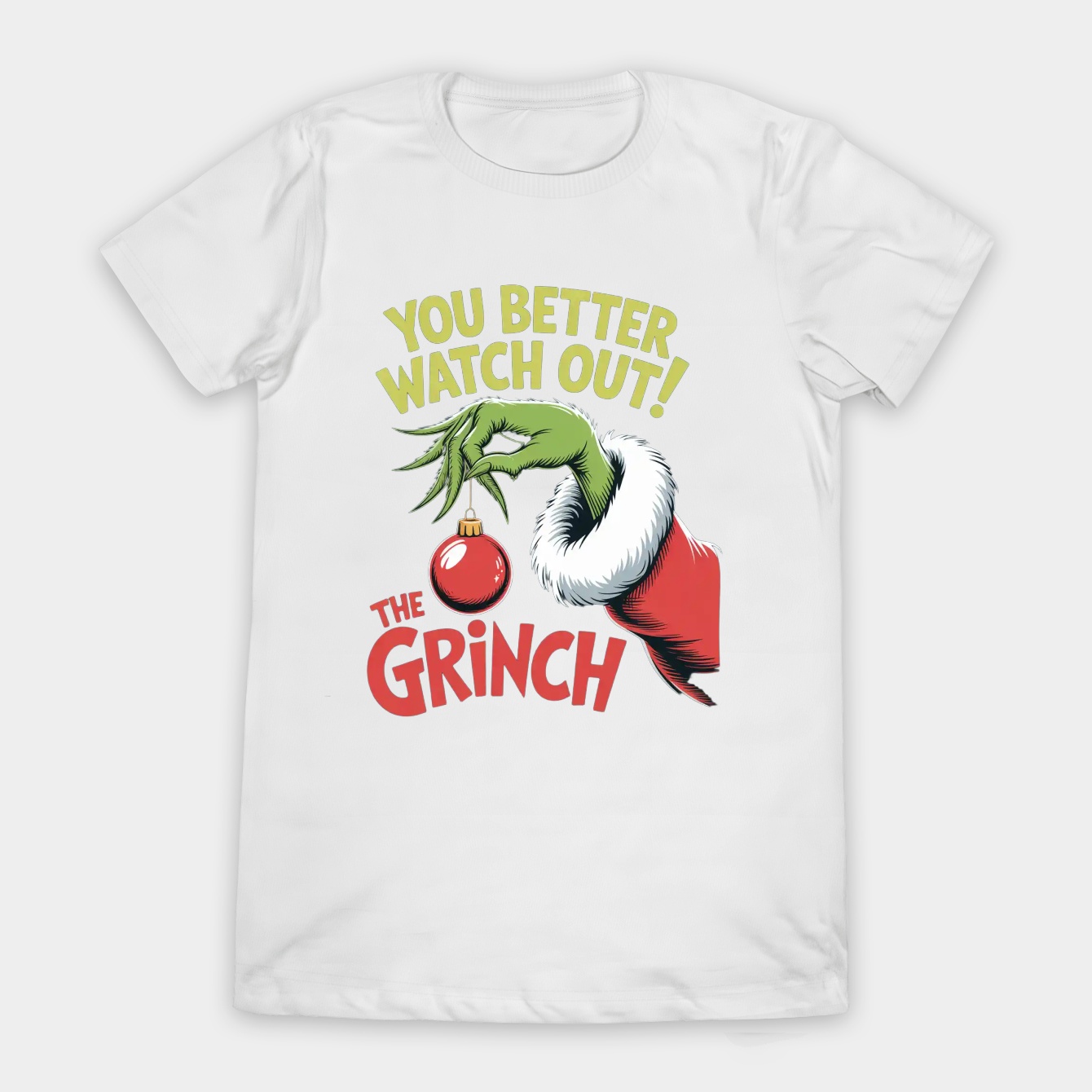 How The Grinch Stole Christmas Dangle Girls Skimmer Women's T-Shirt