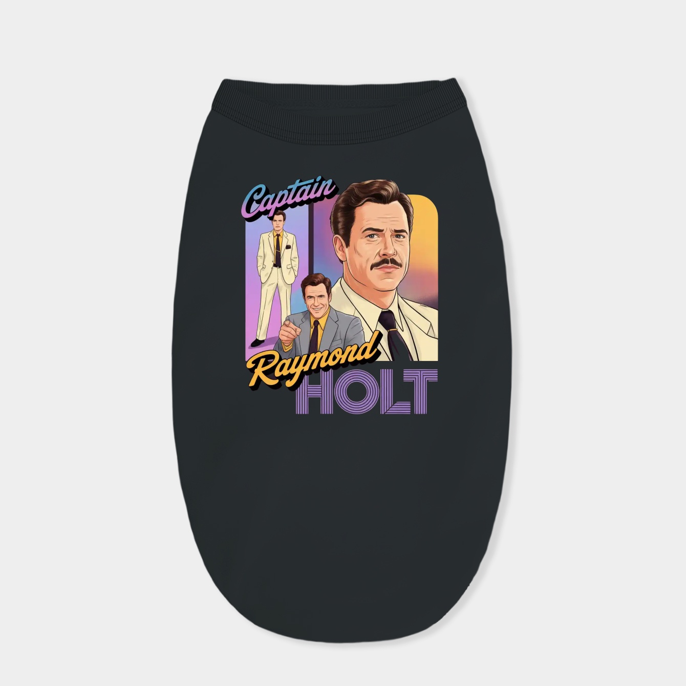 Brooklyn Nine Nine Captain Raymond Holt Vintage Retro 80's Style Inspired brooklyn 99 stickers brooklyn 99 gift Dog Shirt