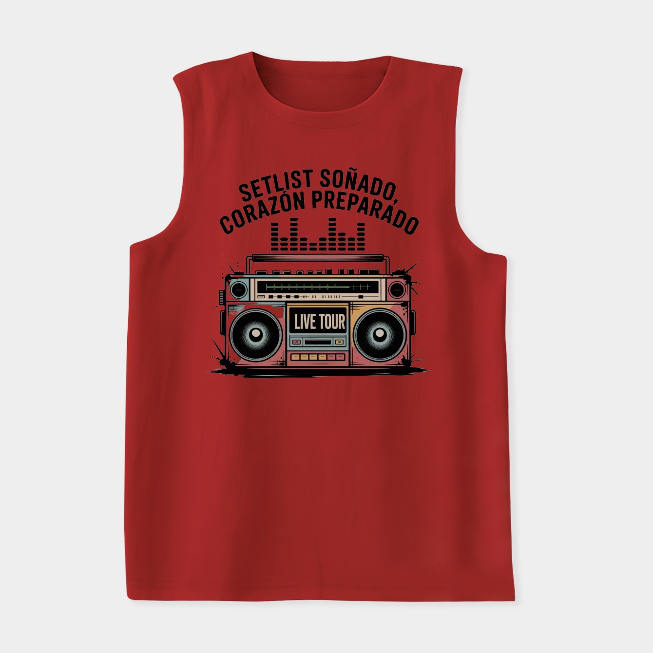 Dream Setlist Vintage Boombox Women's Soft Tank Top