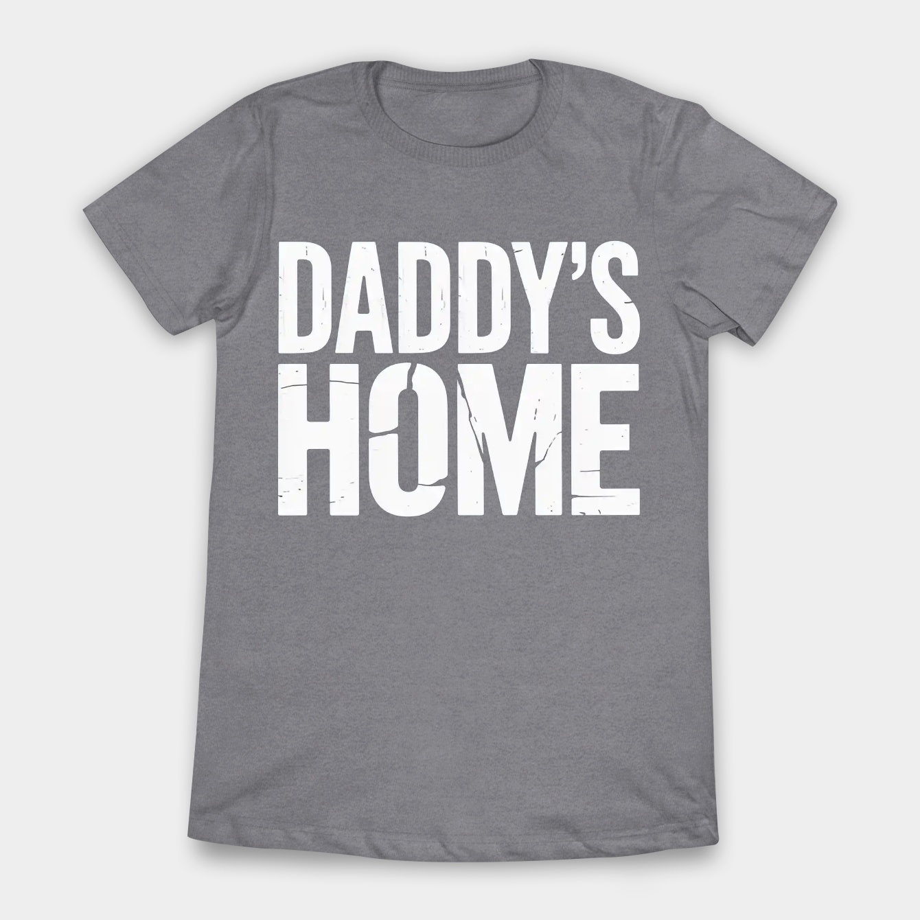 Daddy’s Home White Ink Women's T-Shirt