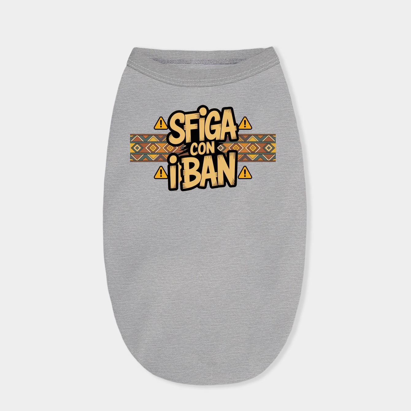 Graffiti Warning Tribal Stripes Dog Shirt