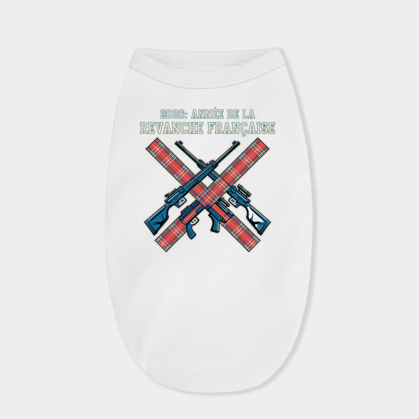 French Revenge 2026 Esports Plaid Dog Shirt