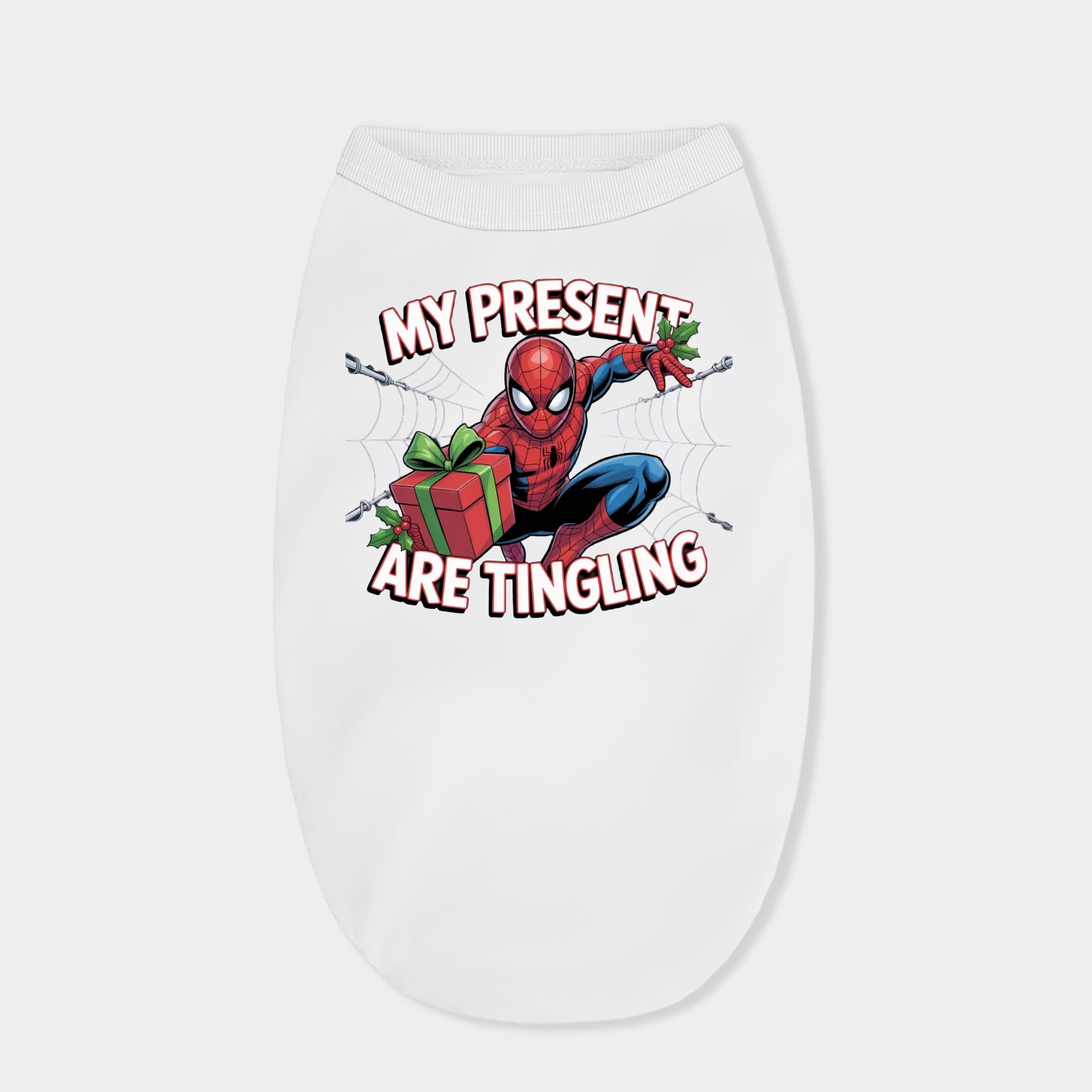 Spider-Man Present Senses Holiday Dog Shirt