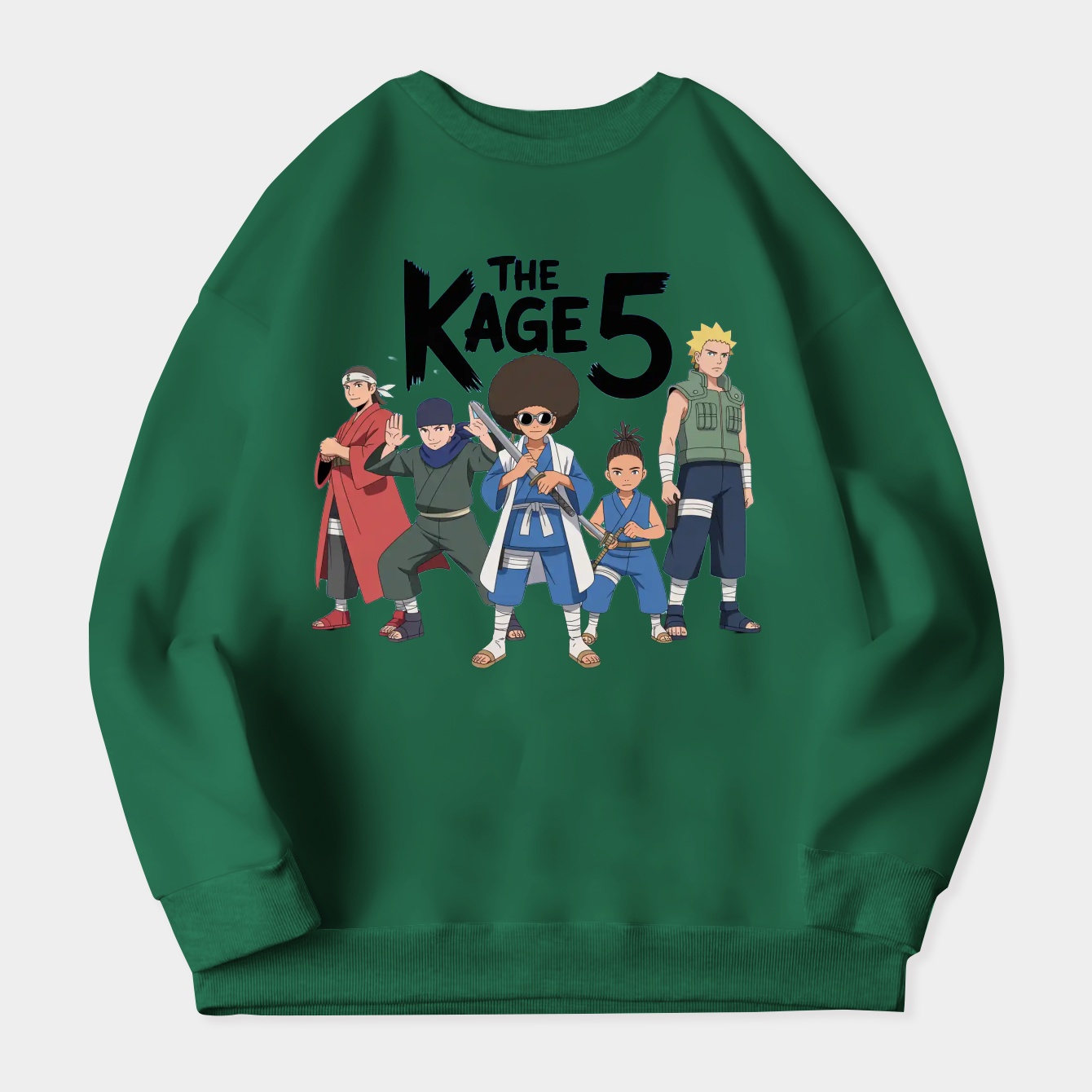 Boondocks Kage Group Scene Women's Crewneck Sweatshirt