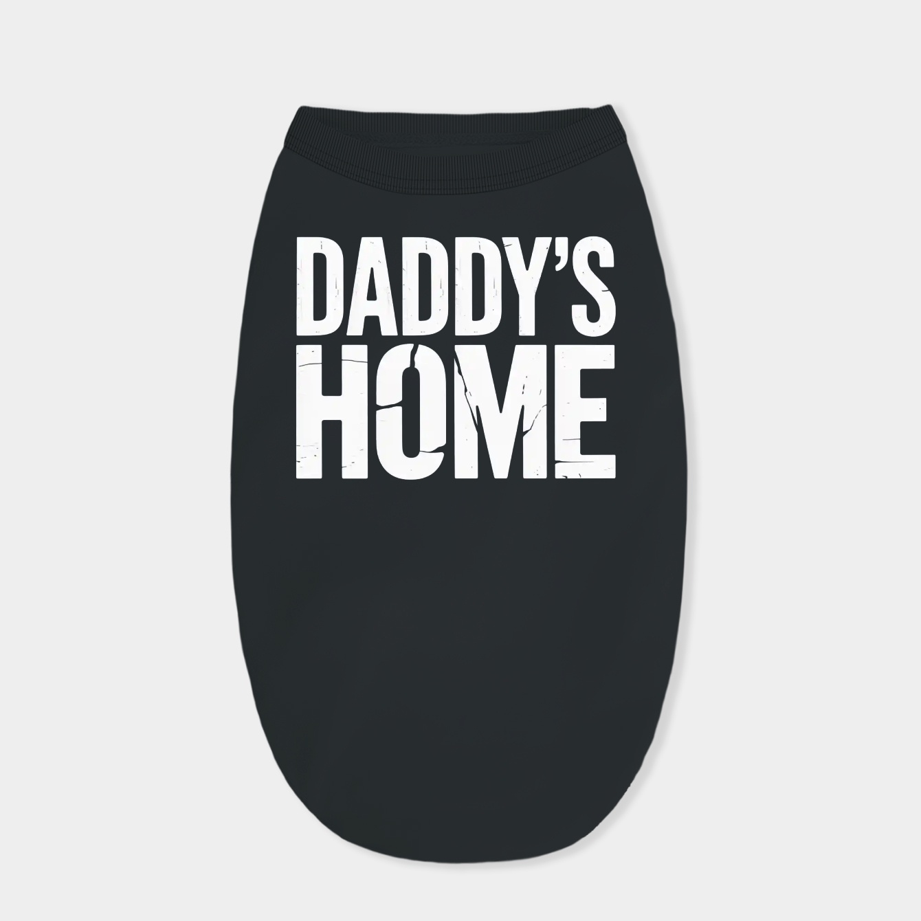 Daddy’s Home White Ink Dog Shirt