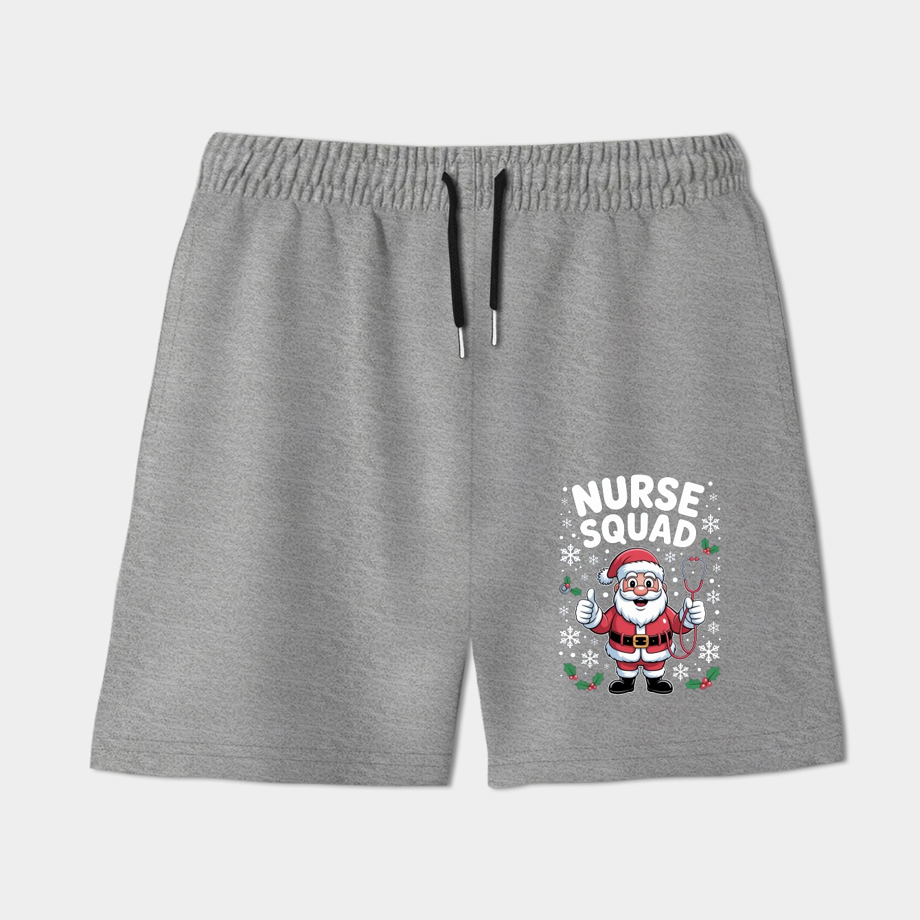 Nurse Squad Christmas Santa Scrubs Stethoscope Nurses Gifts Women's Shorts