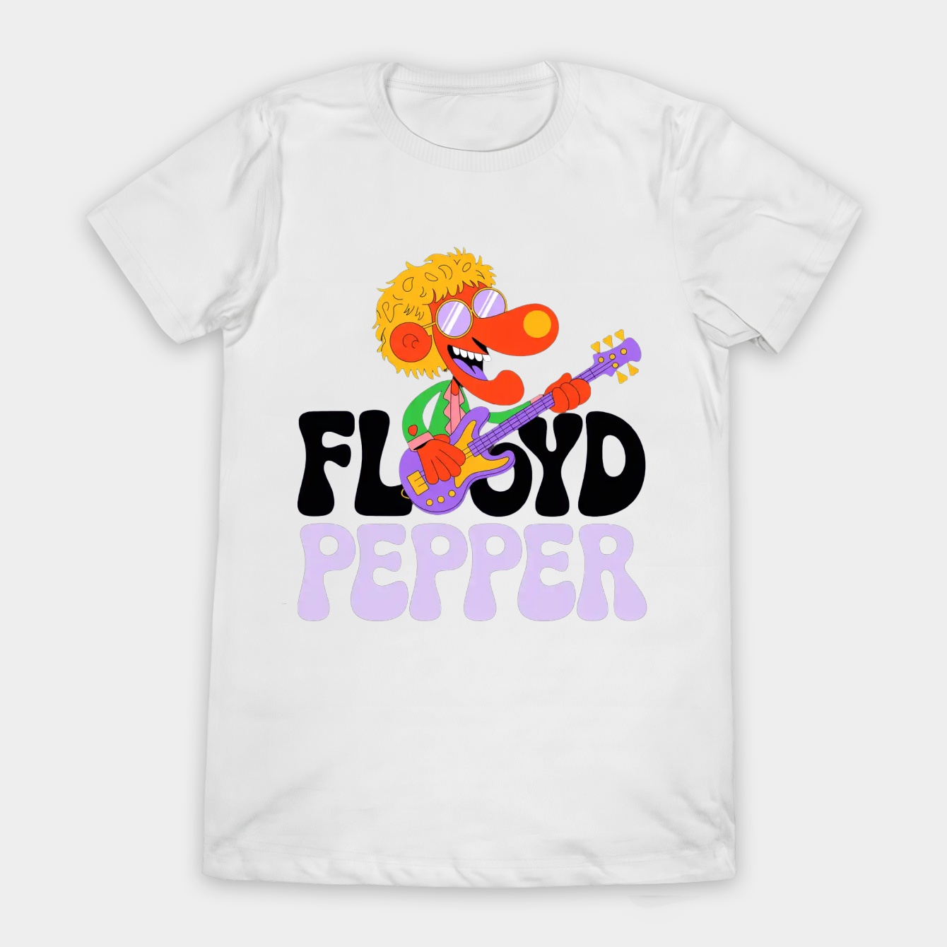 Floyd Pepper Groovy Guitar Women's T-Shirt