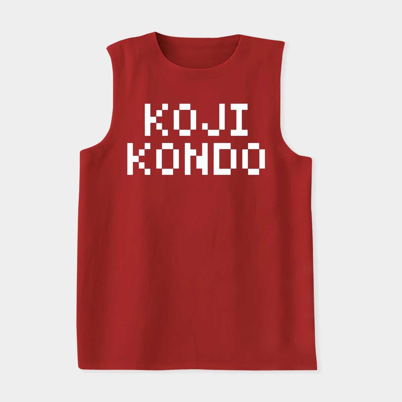 Koji Kondo Pixel Font Design Women's Soft Tank Top
