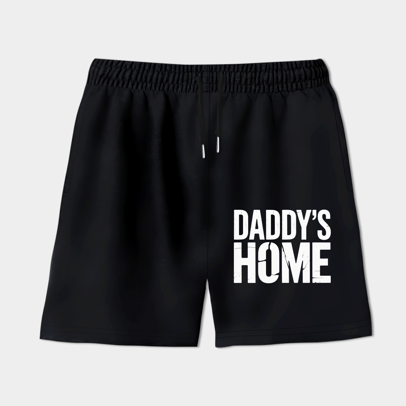 Daddy’s Home White Ink Women's Shorts