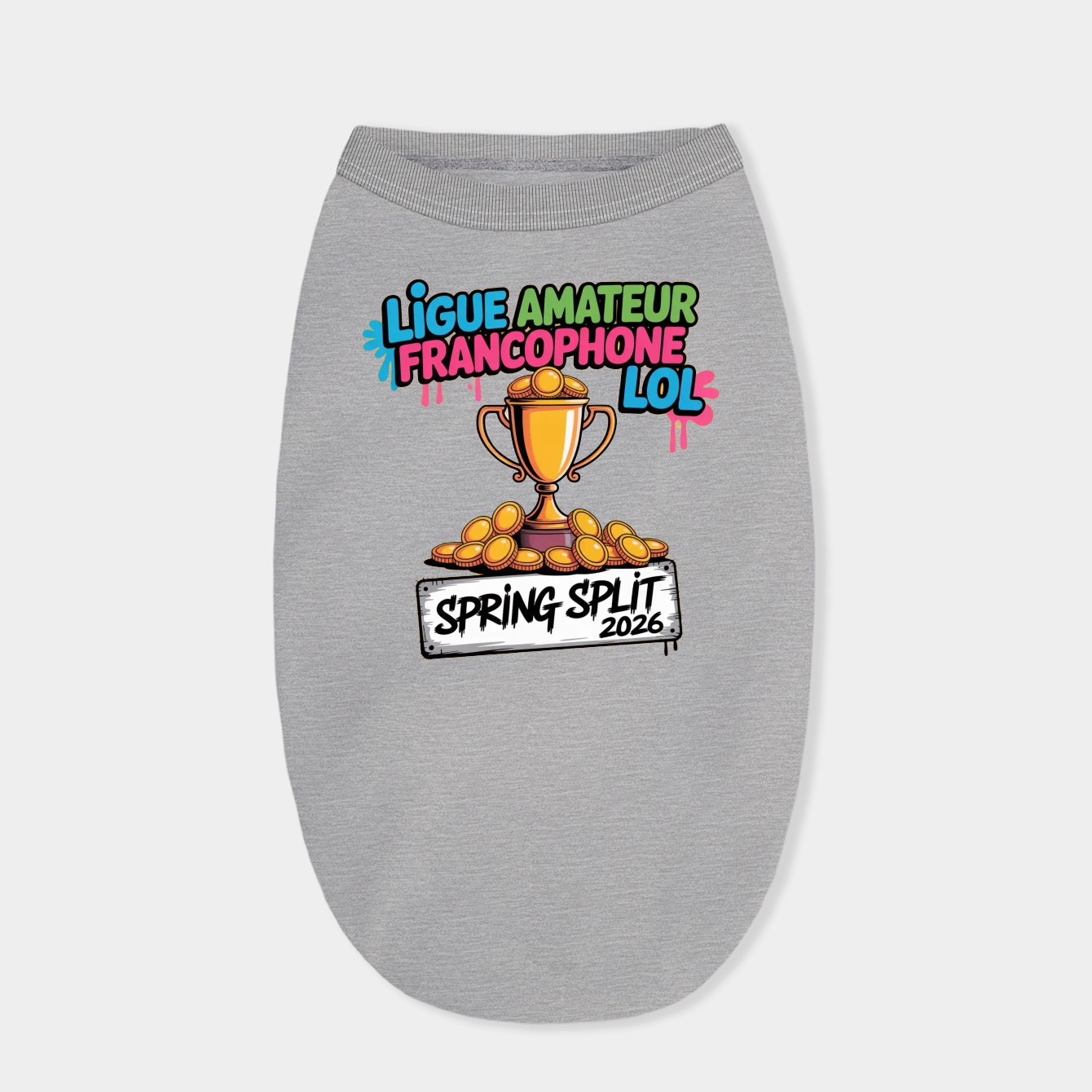 Francophone LOL Spring Split Trophy Dog Shirt