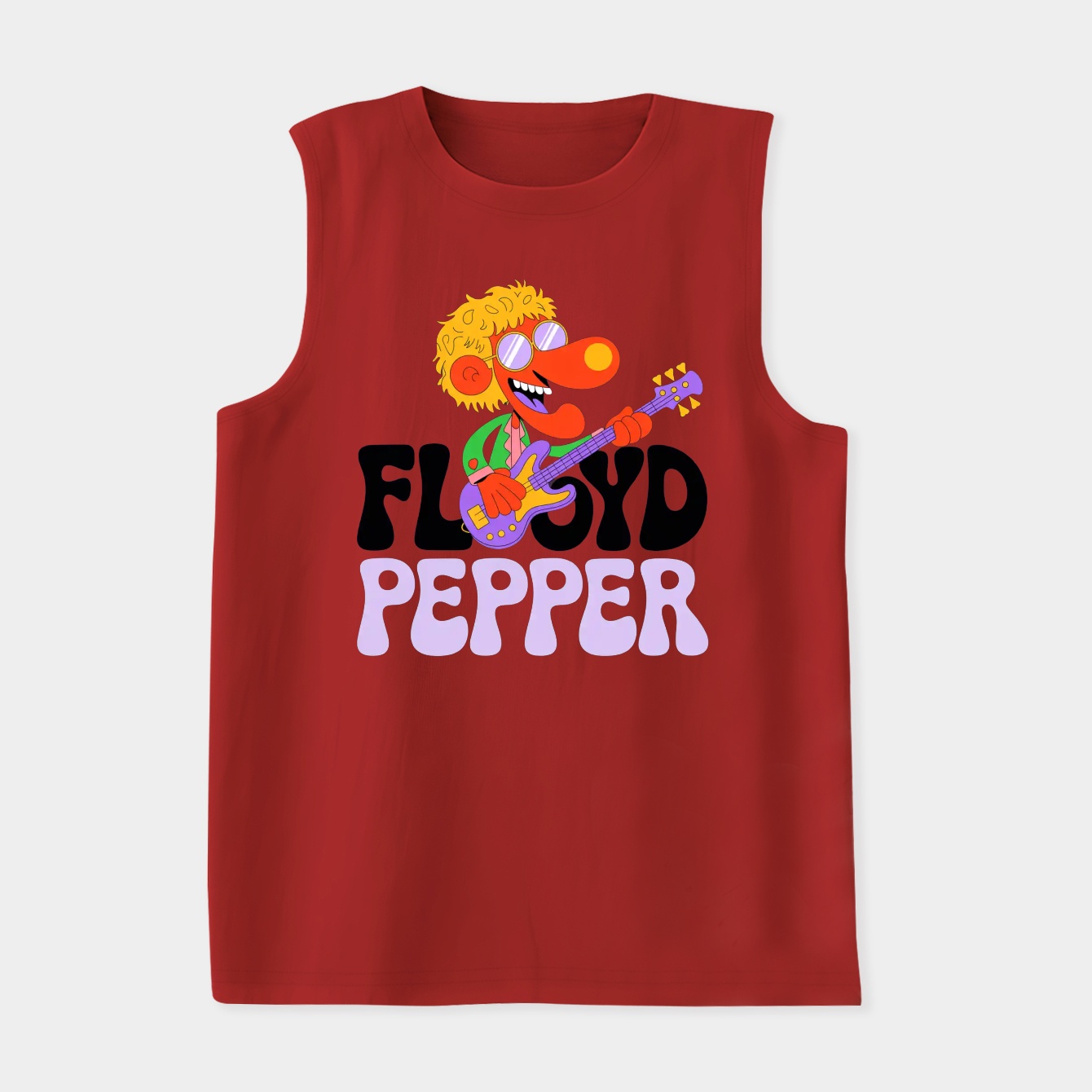 Floyd Pepper Groovy Guitar Women's Soft Tank Top