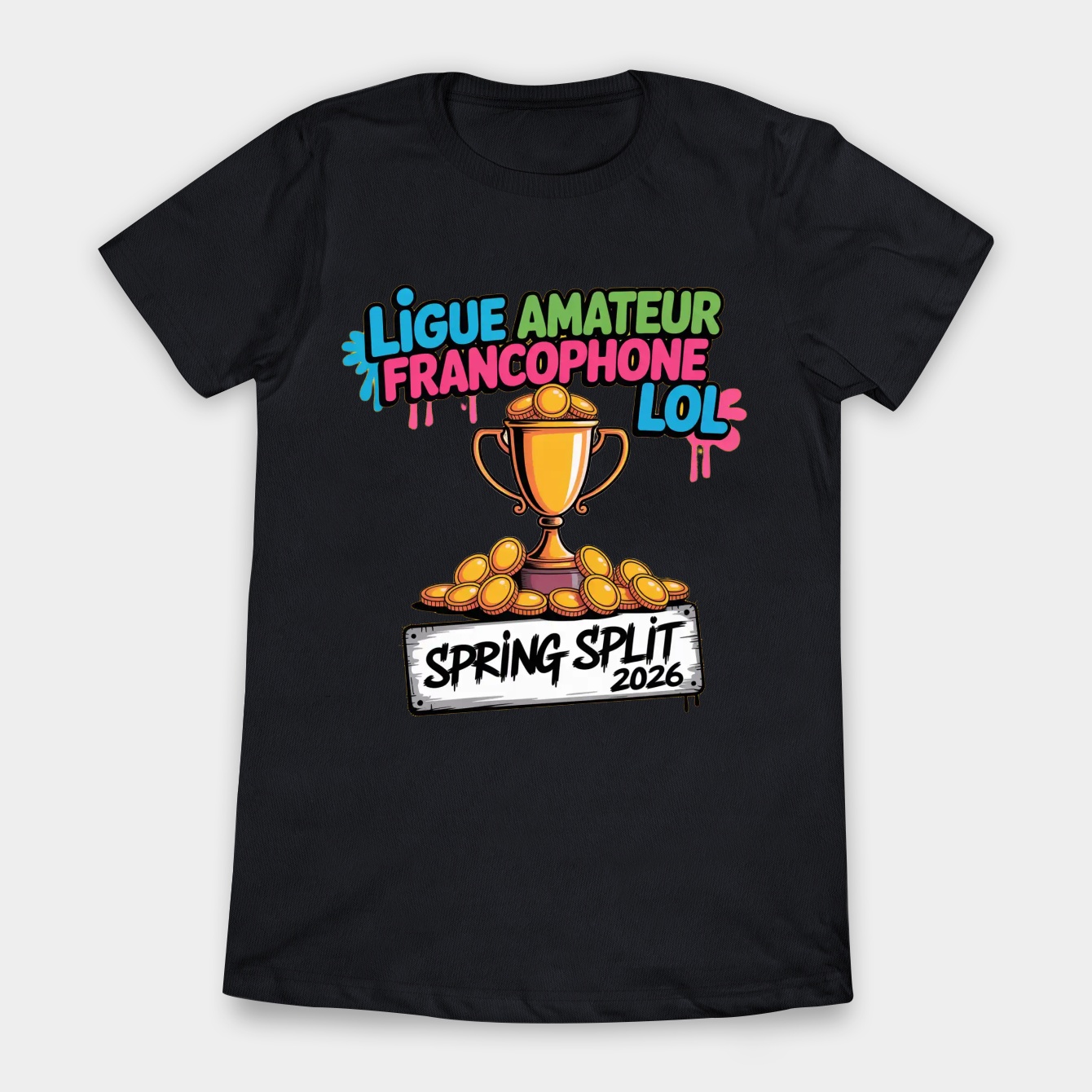 Francophone LOL Spring Split Trophy Women's T-Shirt