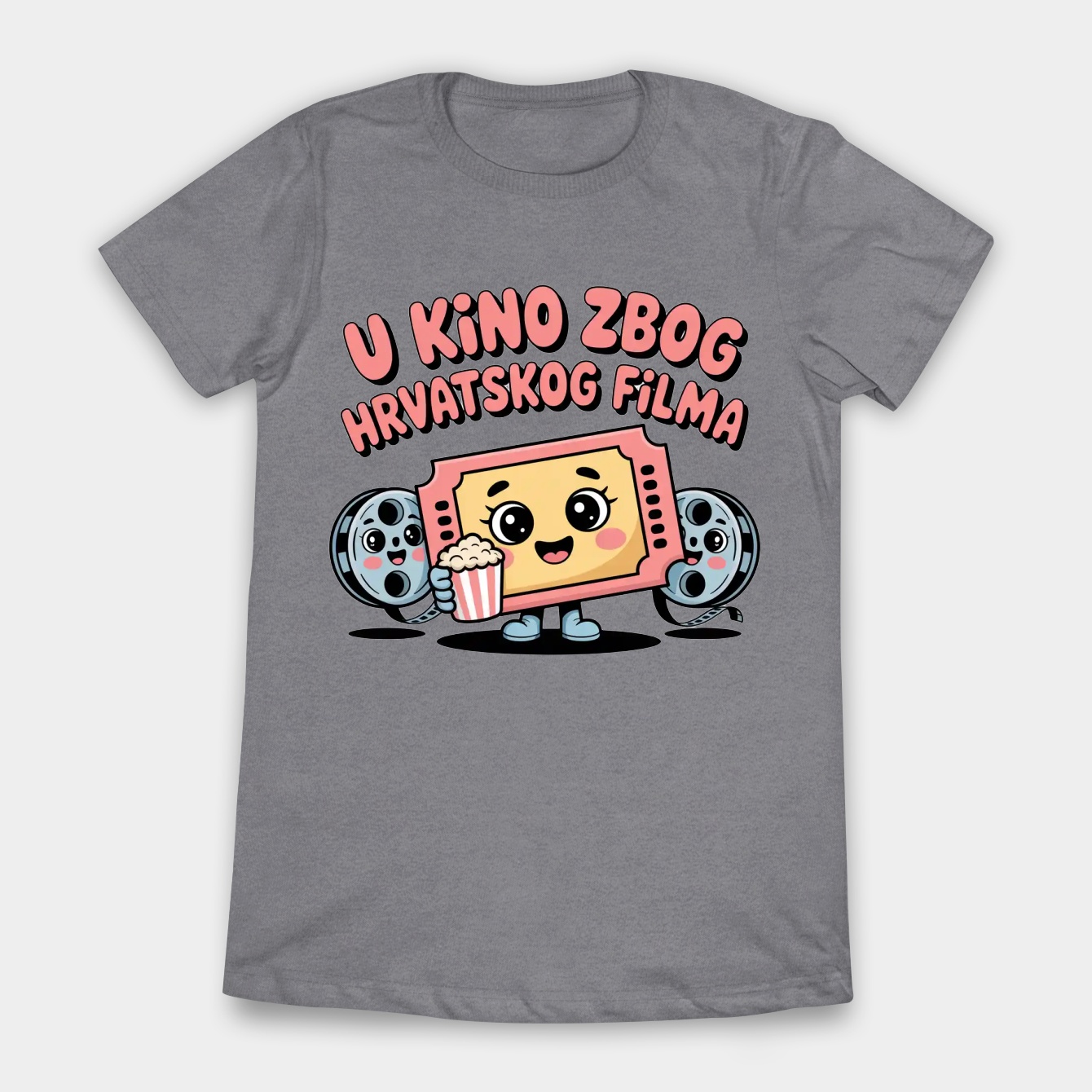 Cute Croatian Cinema Ticket Friends Women's T-Shirt