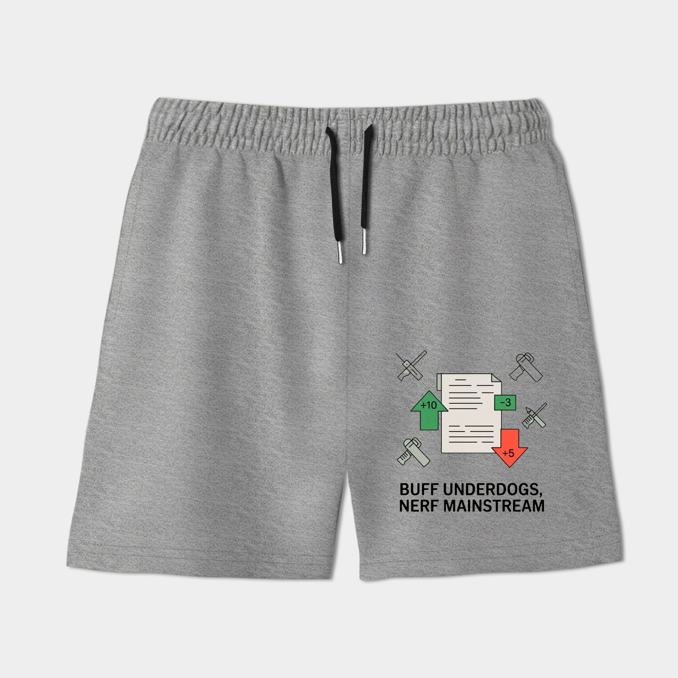 Buff Underdogs Nerf Mainstream Patch Women's Shorts
