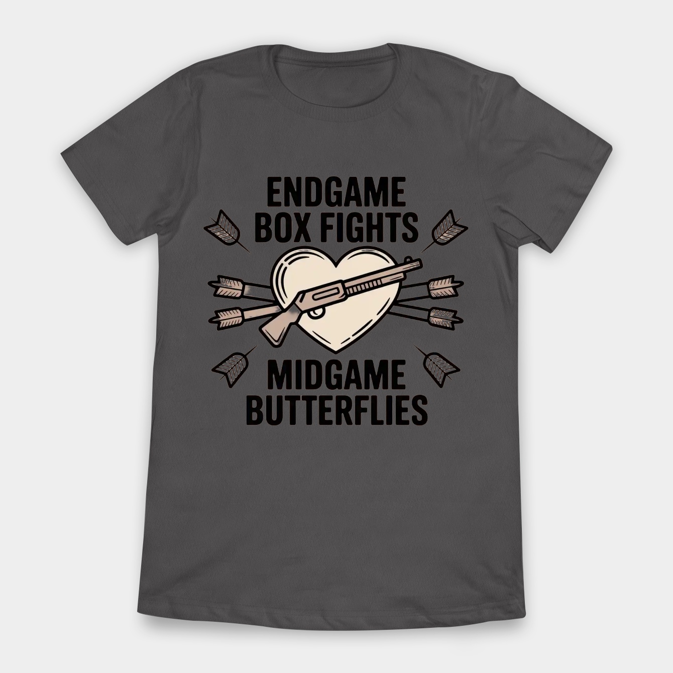 Endgame Box Fights Midgame Butterflies Women's T-Shirt