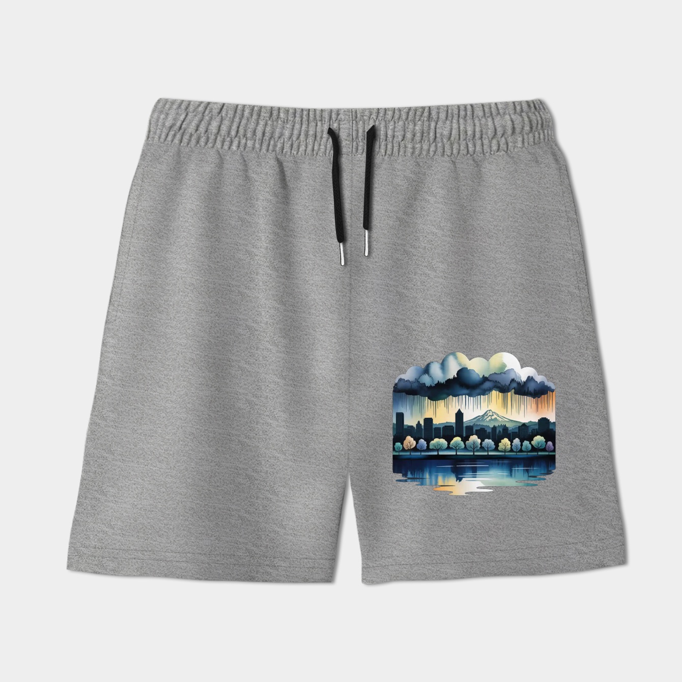 Portland Oregon Rain: Embracing the Ephemeral Symphony; The Importance of Portland Rain Women's Shorts