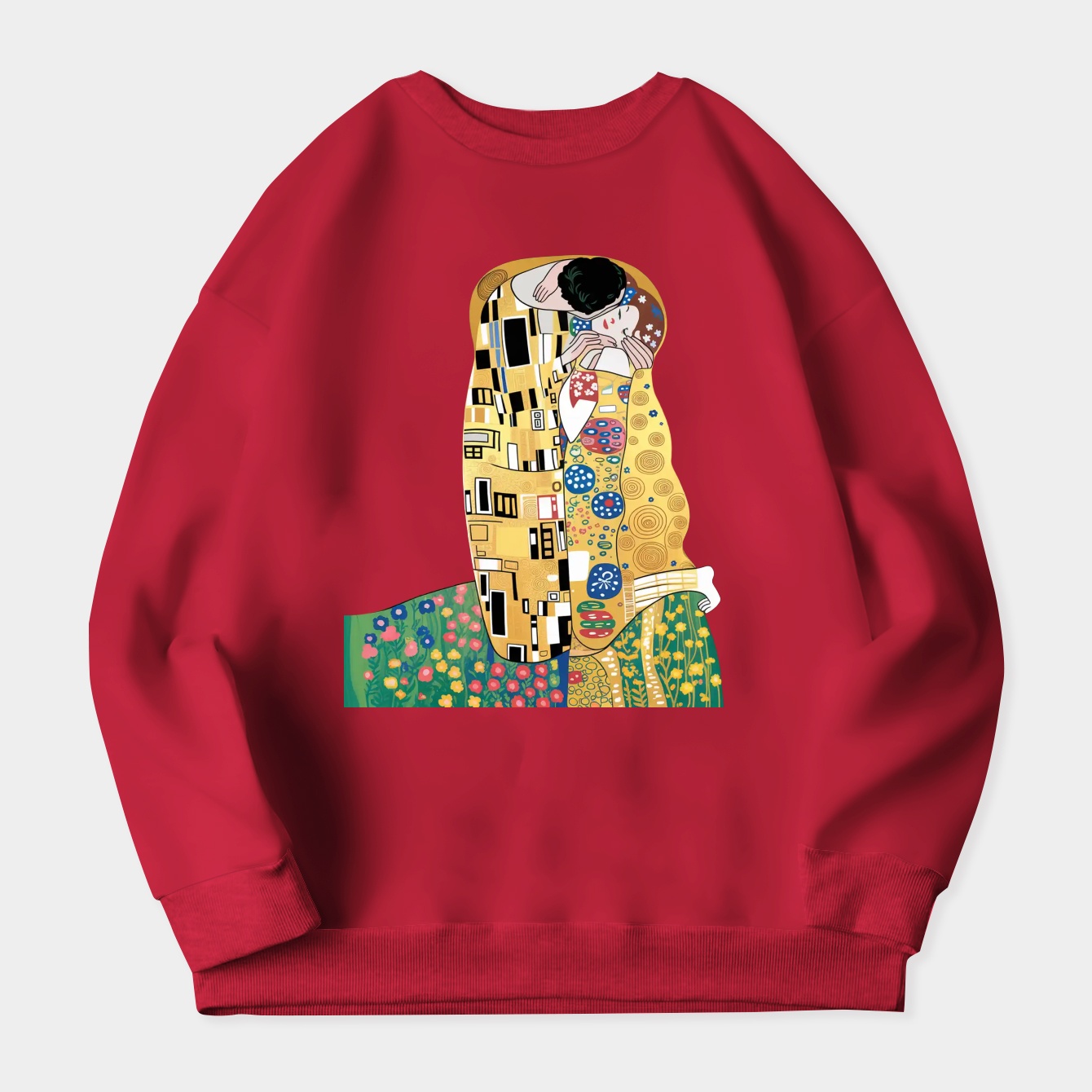Gustav Klimt - The Kiss Women's Crewneck Sweatshirt
