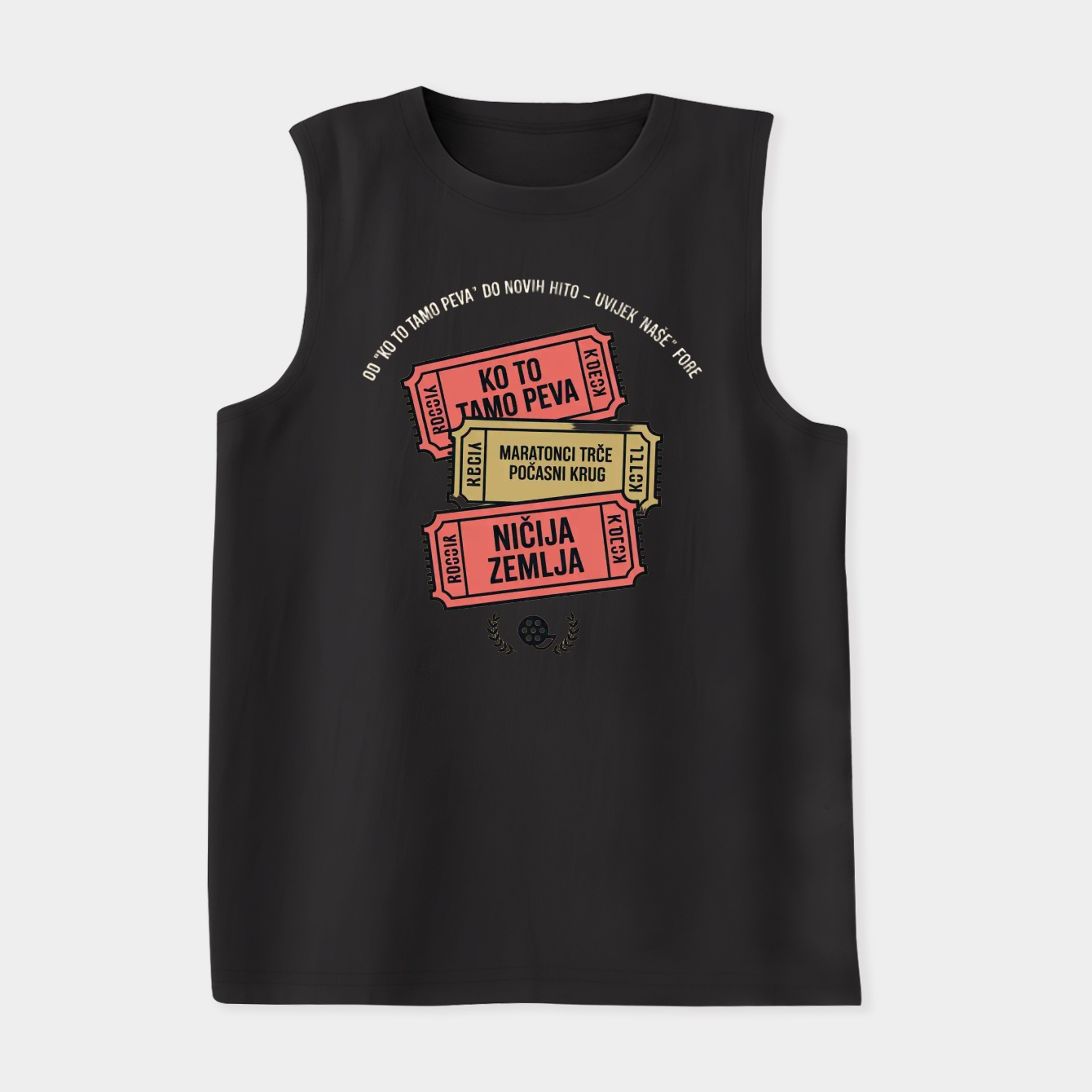 Ex-Yu Vintage Cinema Tickets Women's Soft Tank Top