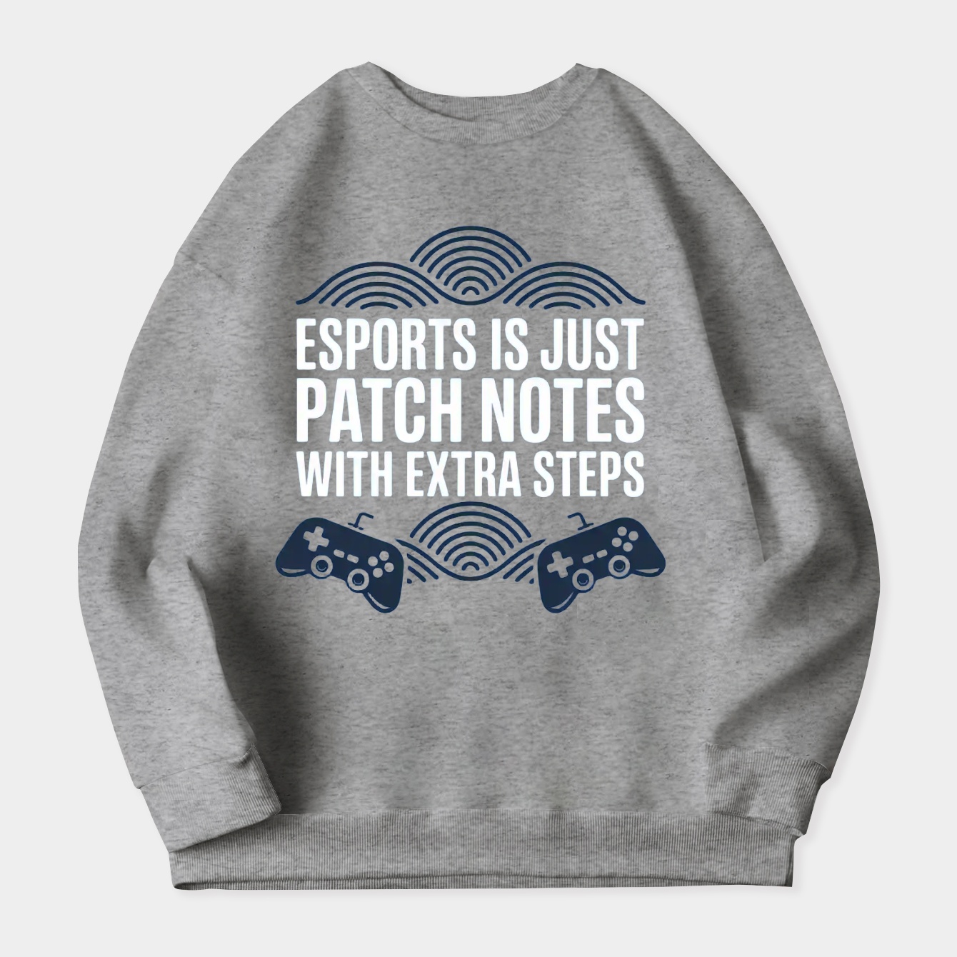 Esports Patch Notes With Extra Steps Women's Crewneck Sweatshirt