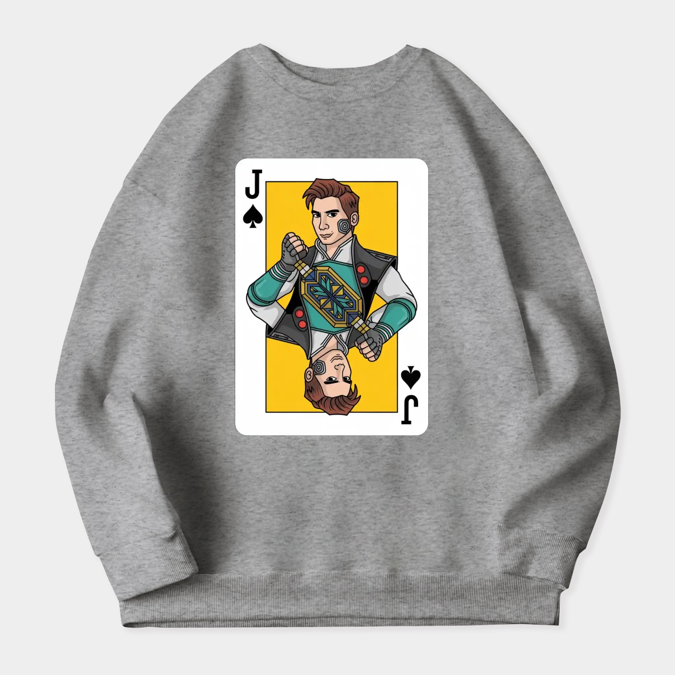 Rhys as the Jack of Spades (Borderlands) Women's Crewneck Sweatshirt