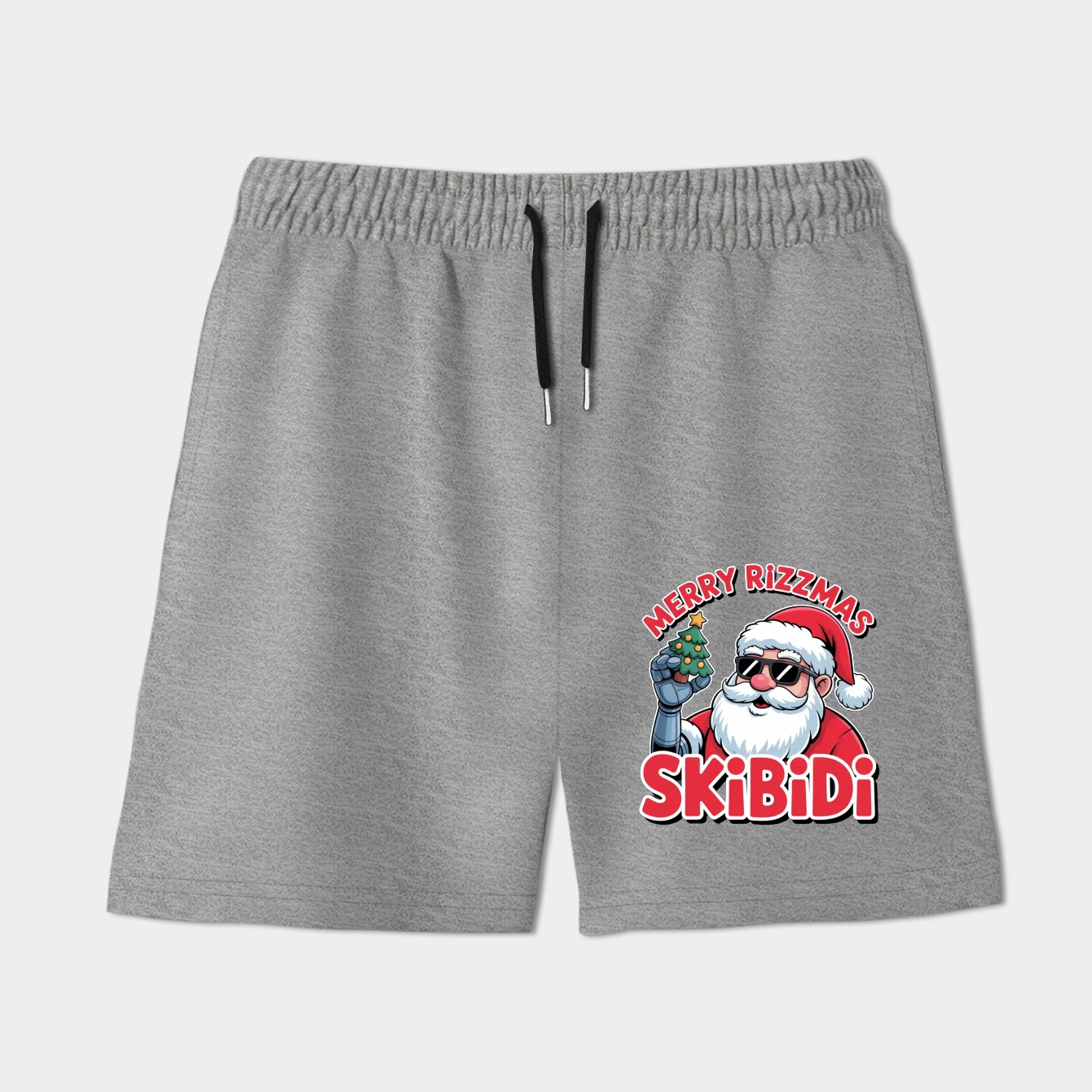 merry rizzmas skibidi Women's Shorts