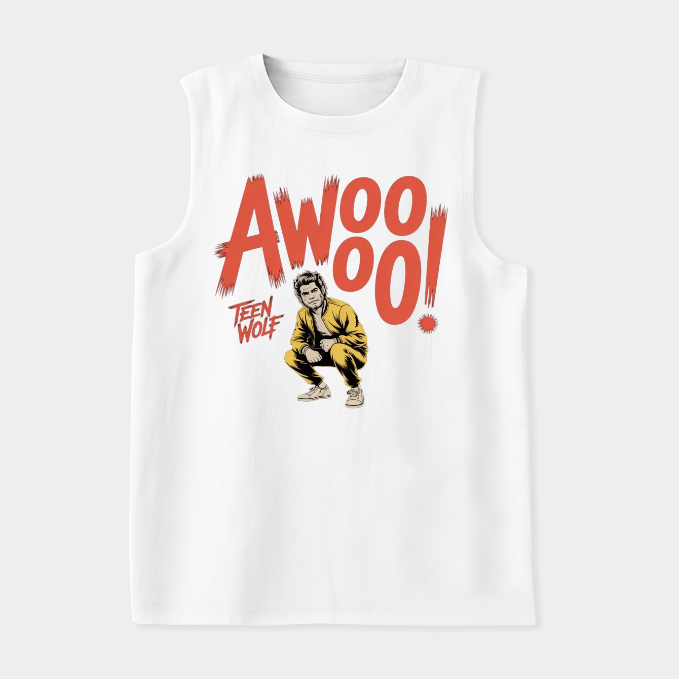 Teen Wolf Awoooo! Women's Soft Tank Top