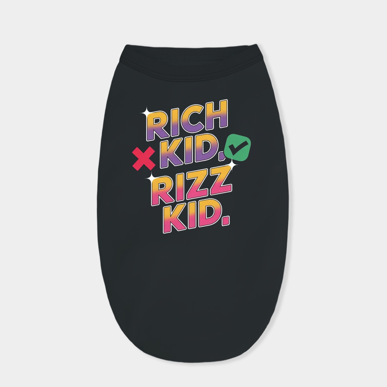 rizz kid rich kid Dog Shirt