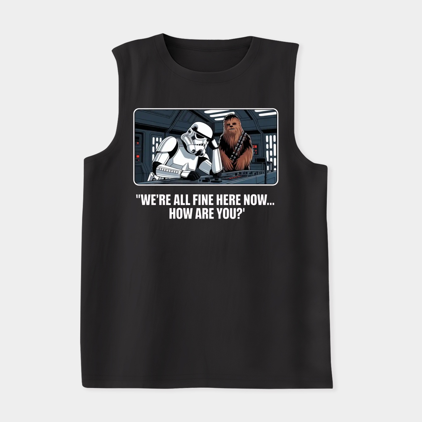 Star Wars How Are You Girls Women's Soft Tank Top