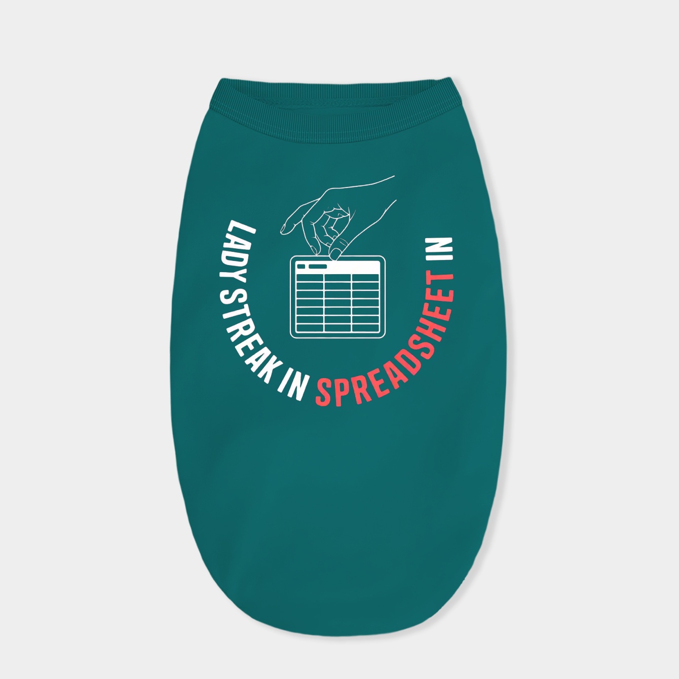 Lady In The Street Freak In The Spreadsheet Funny Accounting women auditor Accountants Stickers Tax season Gift Dog Shirt
