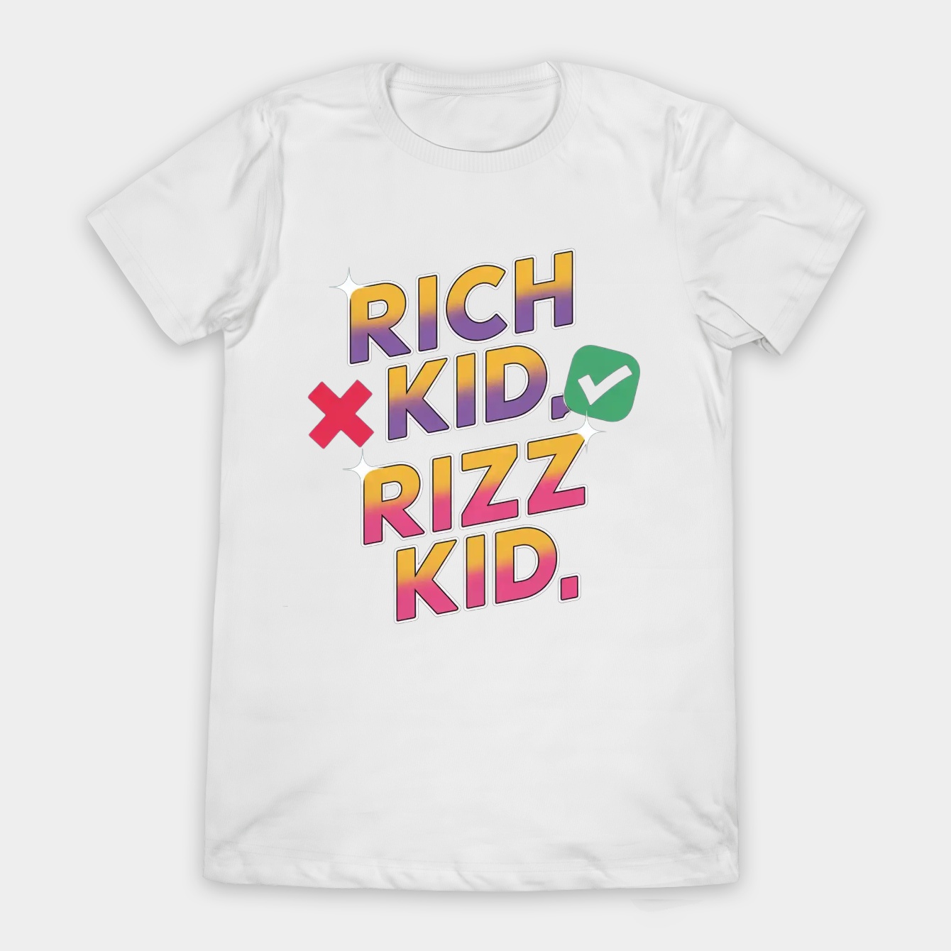 rizz kid rich kid Women's T-Shirt