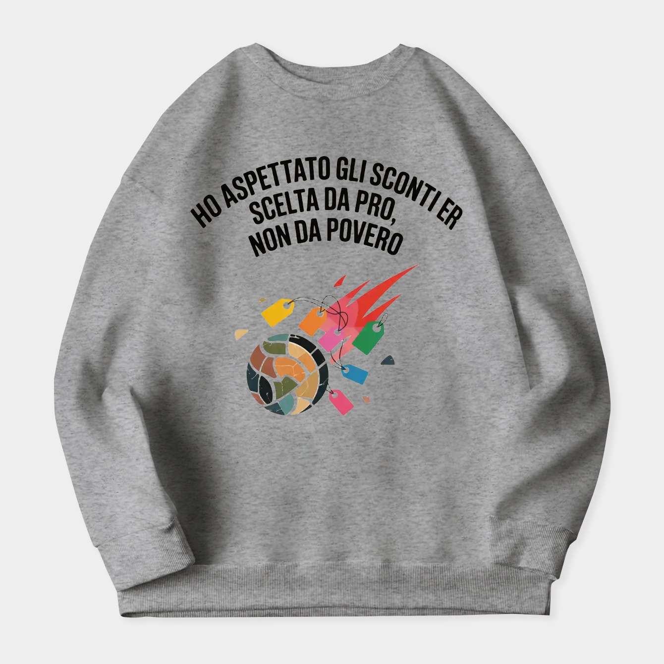 Rebirth Sale Hunter Vintage Mosaic Women's Crewneck Sweatshirt