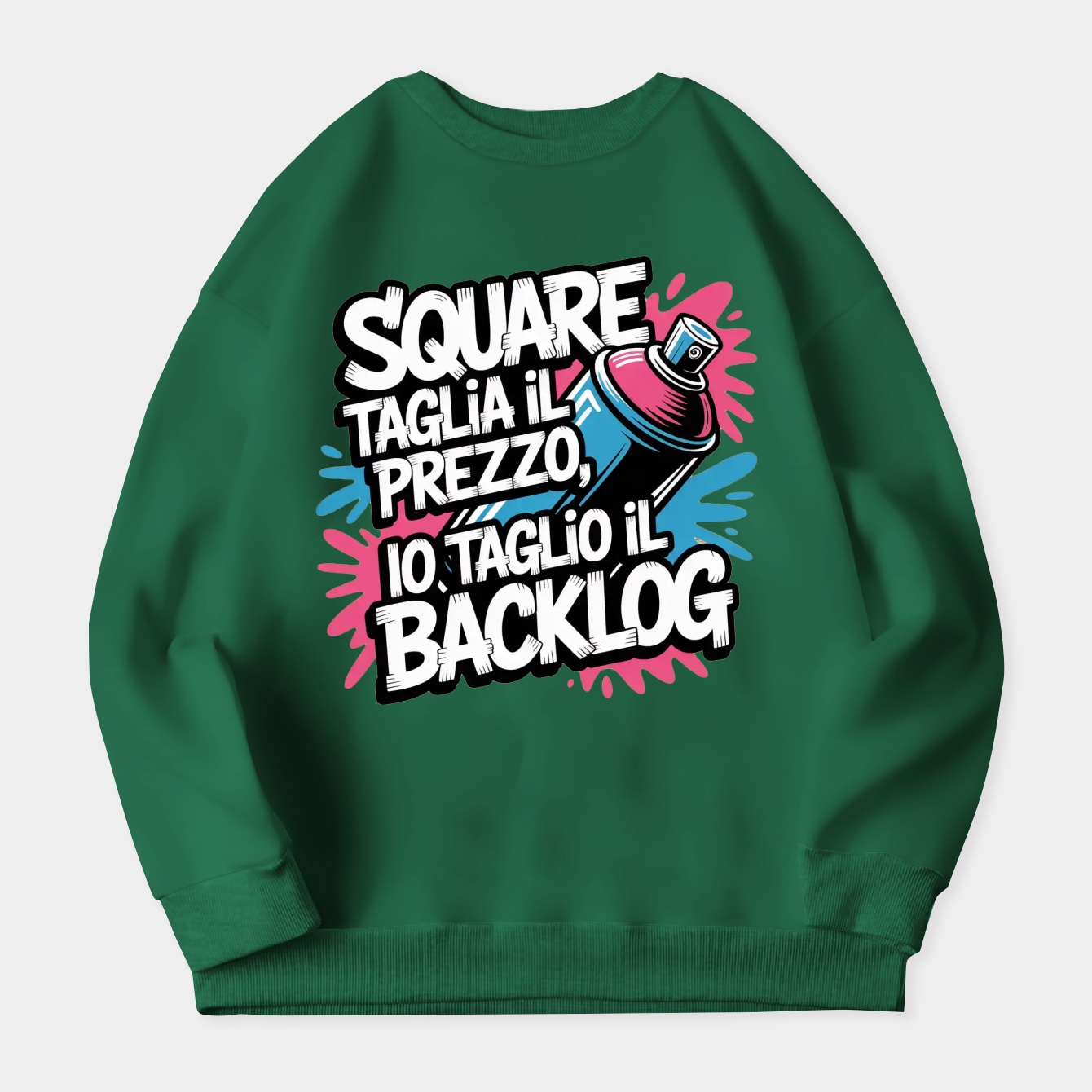 Graffiti Backlog Price Cut Spray Women's Crewneck Sweatshirt