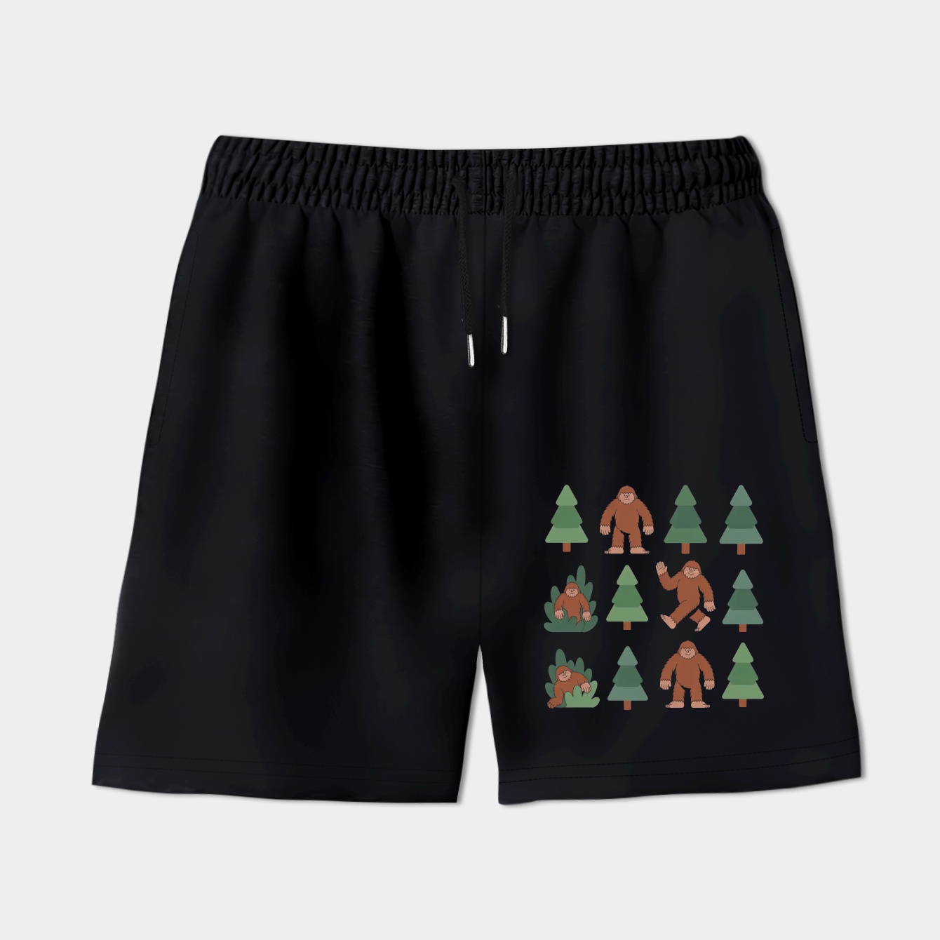 Bigfoot Forest Irish Green Women's Shorts