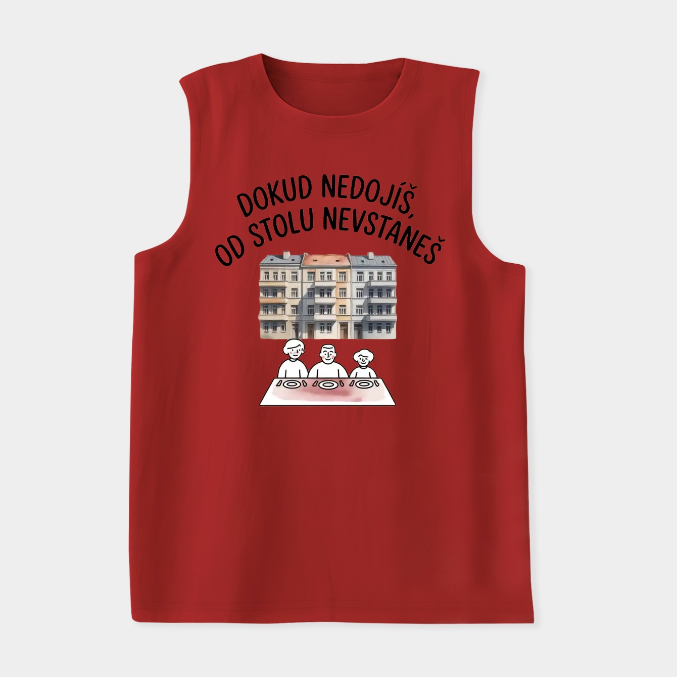 Czech Family Dinner Ultimatum Women's Soft Tank Top