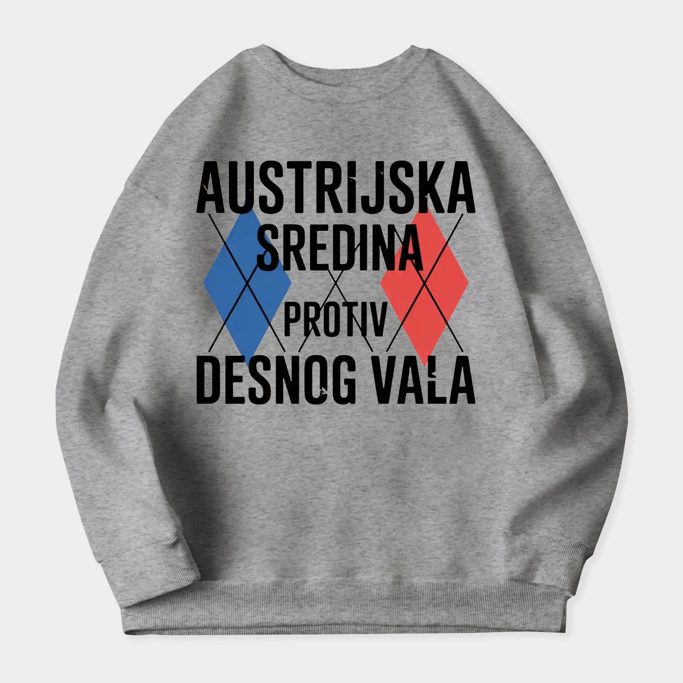 Austrian Center Against Right Wave Women's Crewneck Sweatshirt