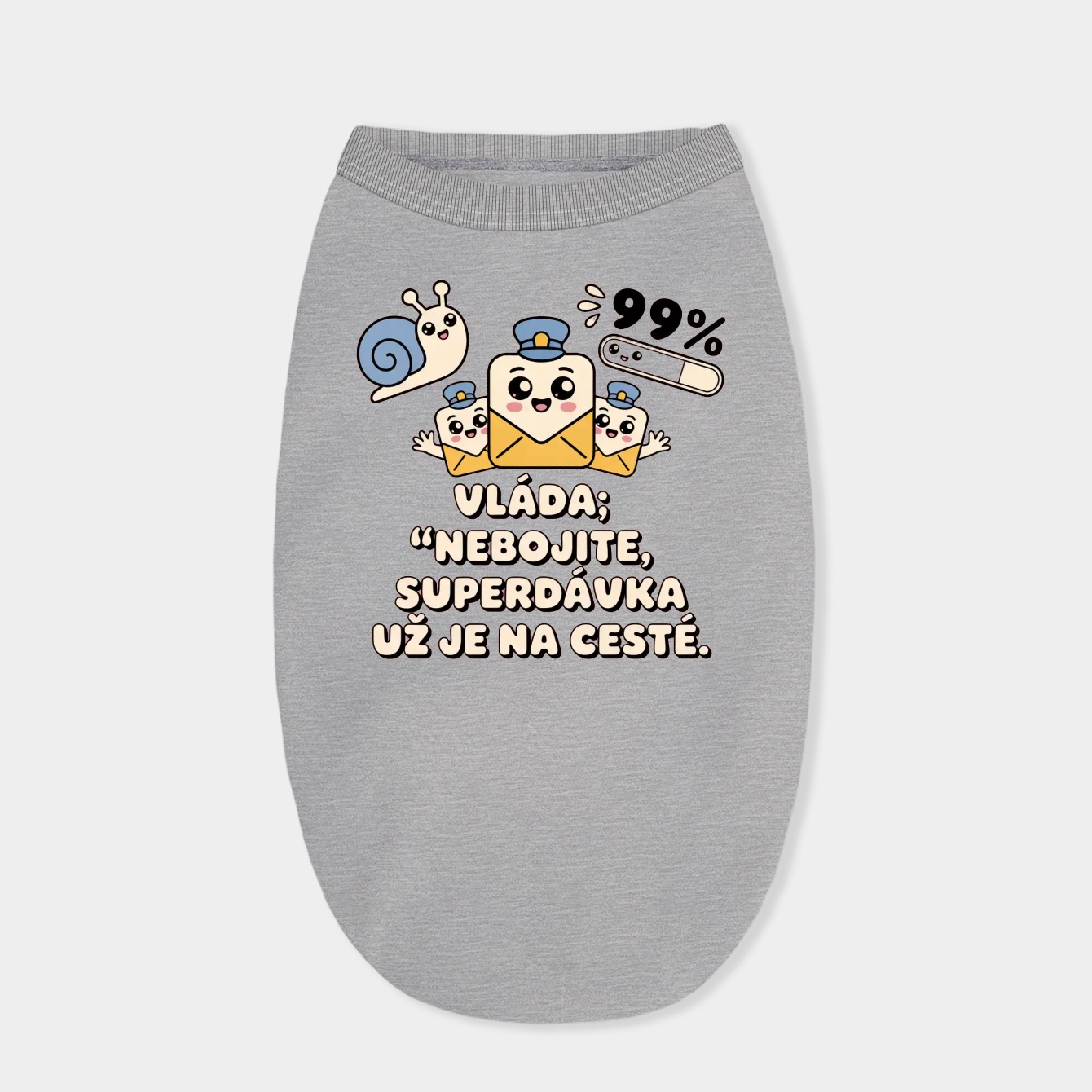 Czech Snail Mail Superdávka Vibes Dog Shirt