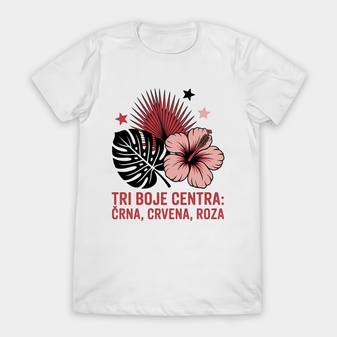 Tri-Color Centrist Unity Leaves Women's T-Shirt