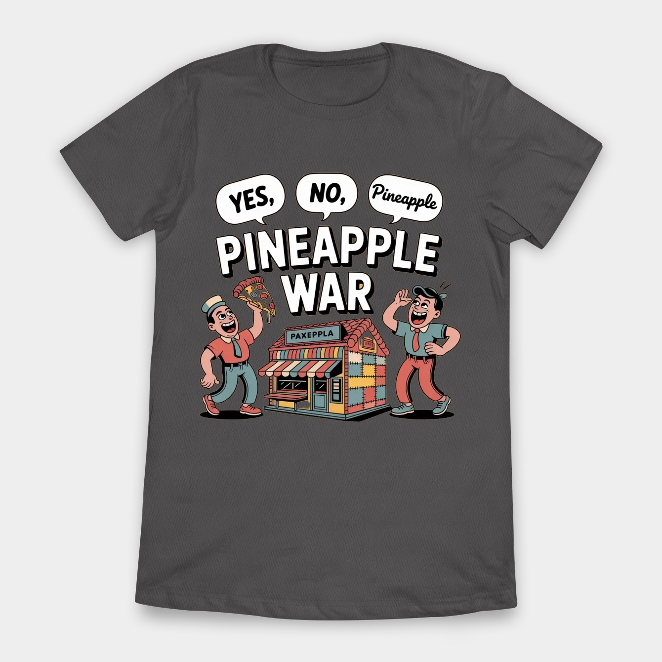 Pineapple Pizza War Debate Women's T-Shirt