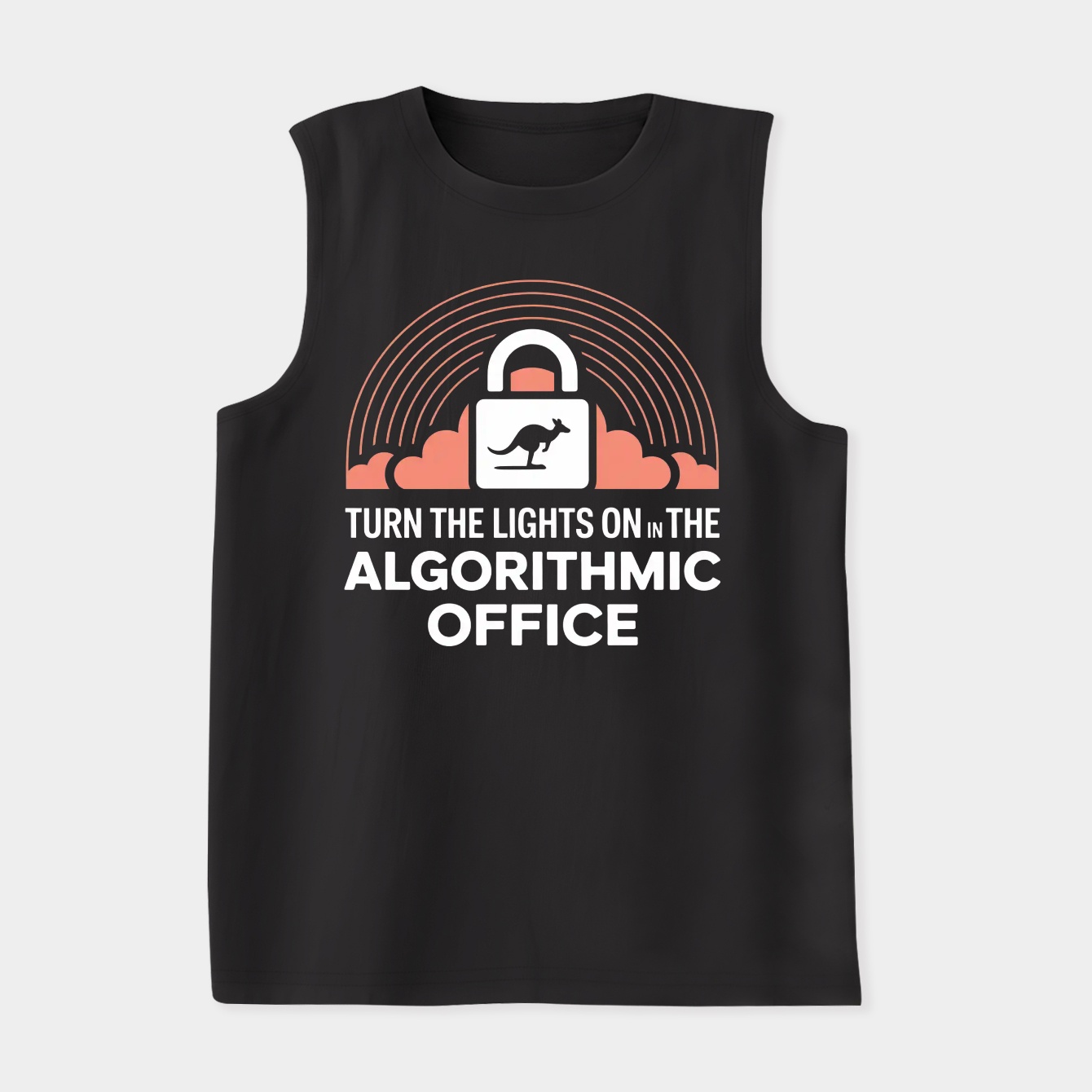 Algorithmic Office Awakening Padlock Women's Soft Tank Top