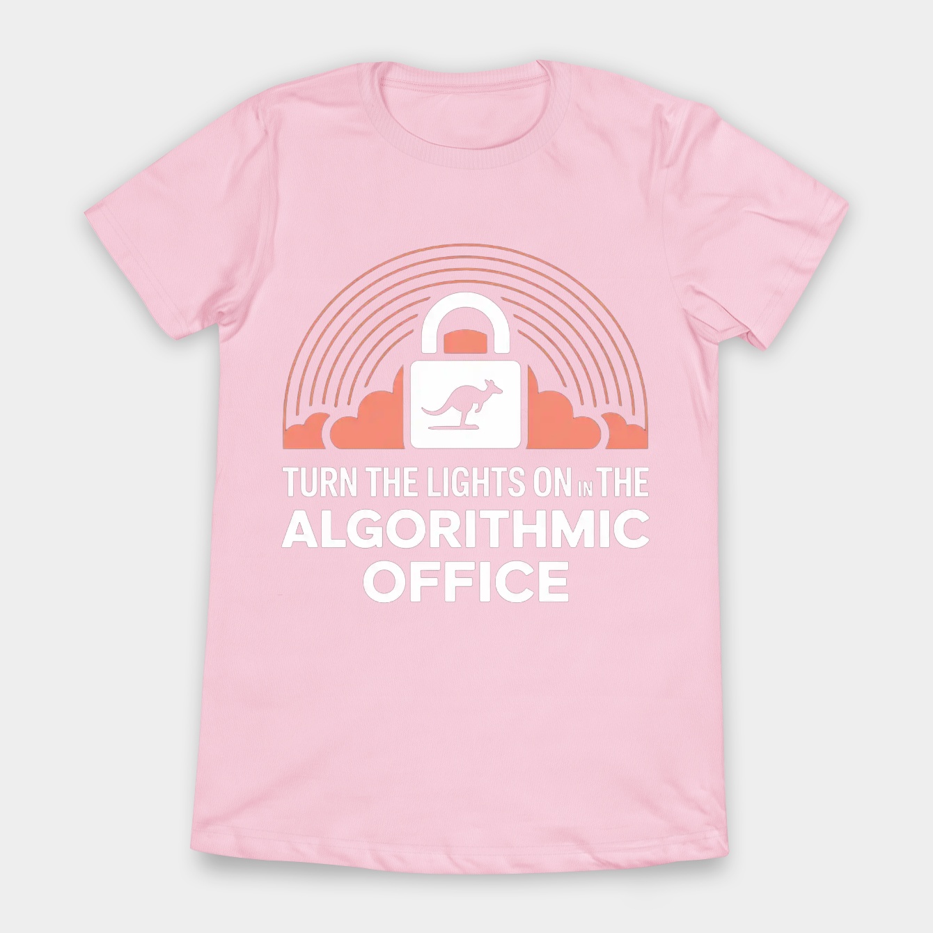 Algorithmic Office Awakening Padlock Women's T-Shirt