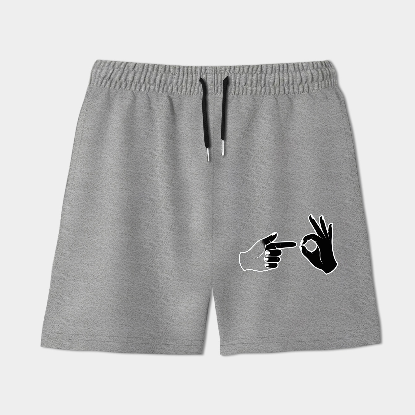 Finger in Hole Hand Emoji - Suggestive Sex Innuendo Women's Shorts
